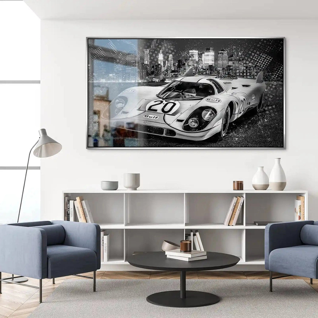 Porsche 917 Black Style Alu Gebürstet INGALERIE