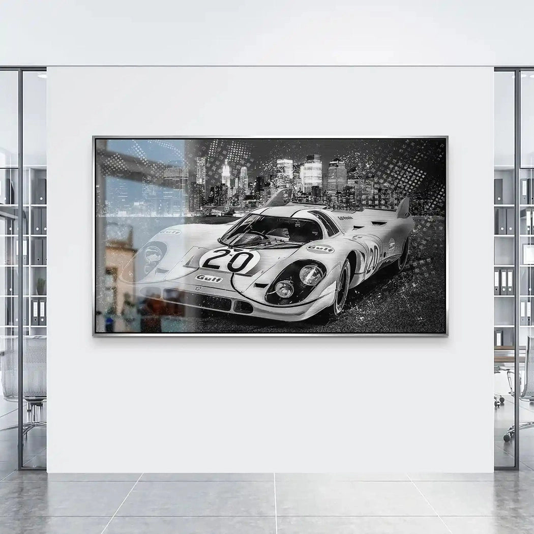 Porsche 917 Black Style Alu Gebürstet INGALERIE