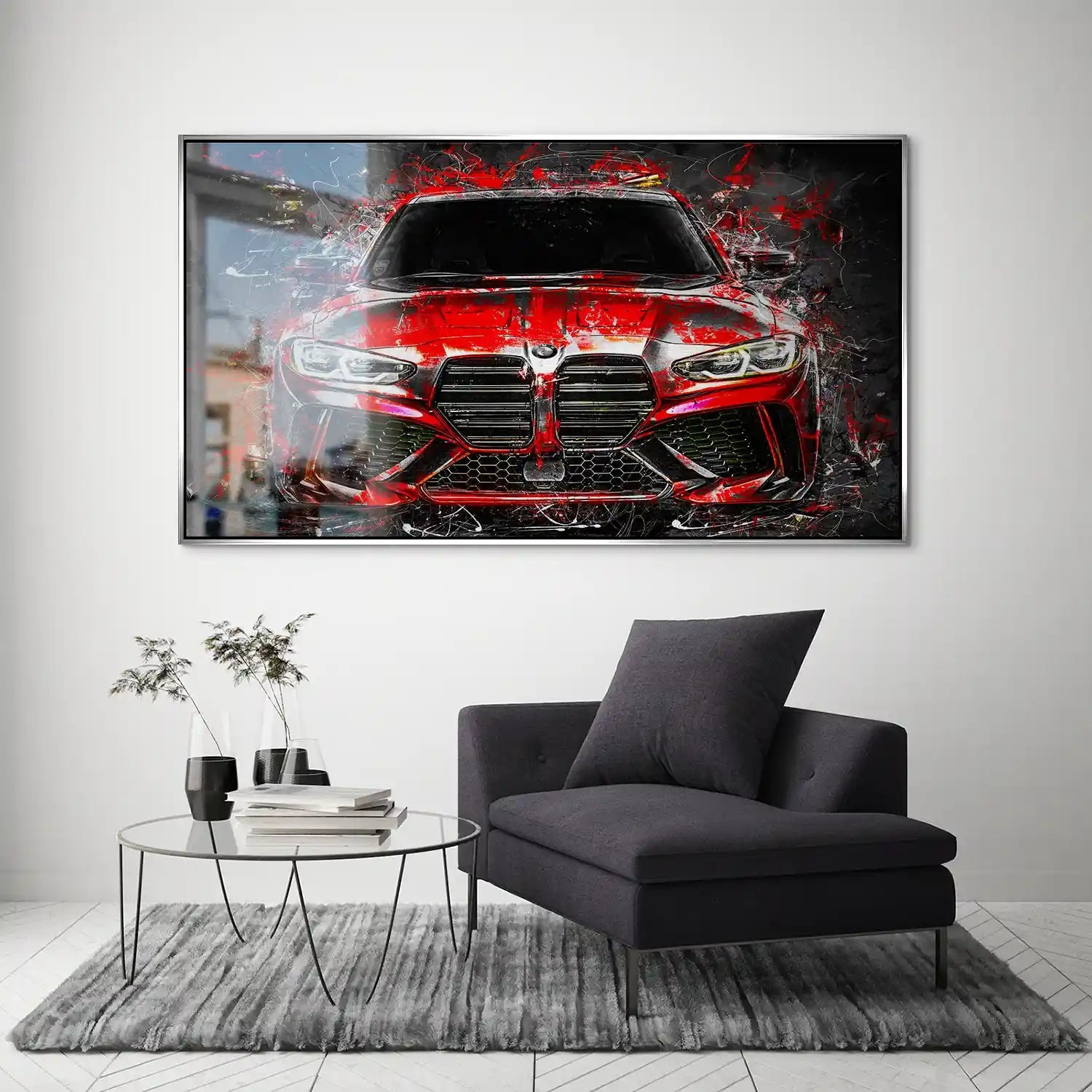 BMW M4 Abstrakt Style Alu Gebürstet INGALERIE
