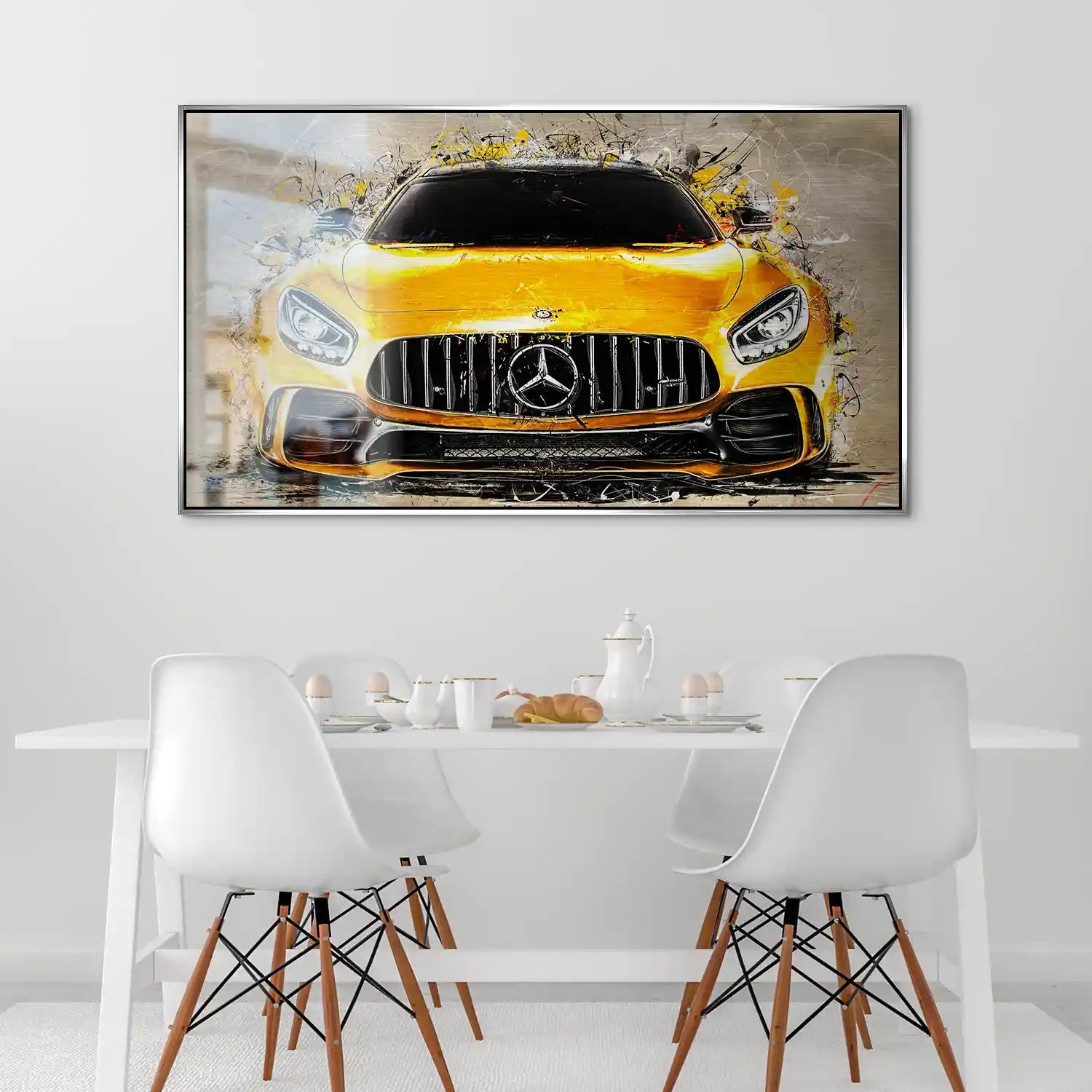 Mercedes AMG GT Retro Style Alu Gebürstet INGALERIE