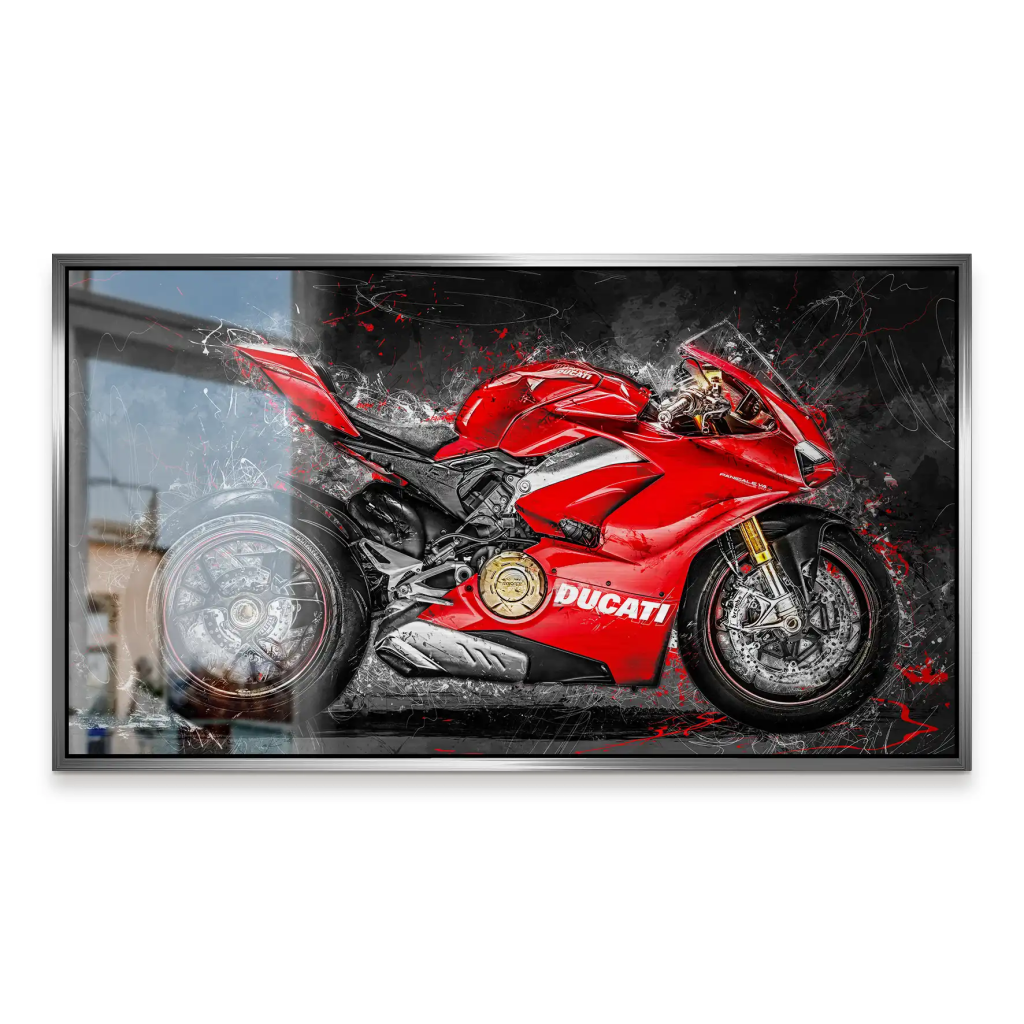 Ducati Panigale Abstrakt Alu Gebürstet INGALERIE