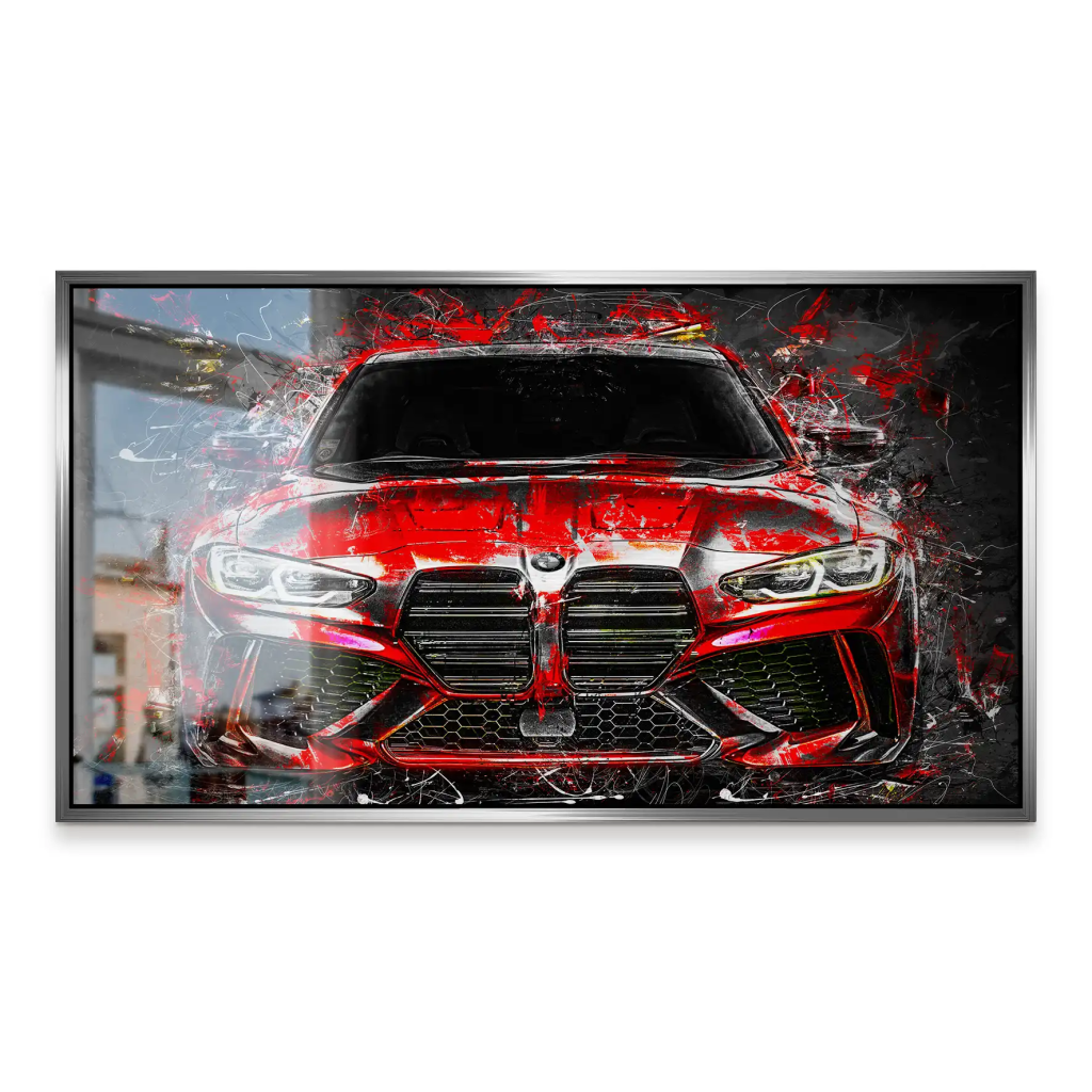 BMW M4 Abstrakt Style Alu Gebürstet INGALERIE