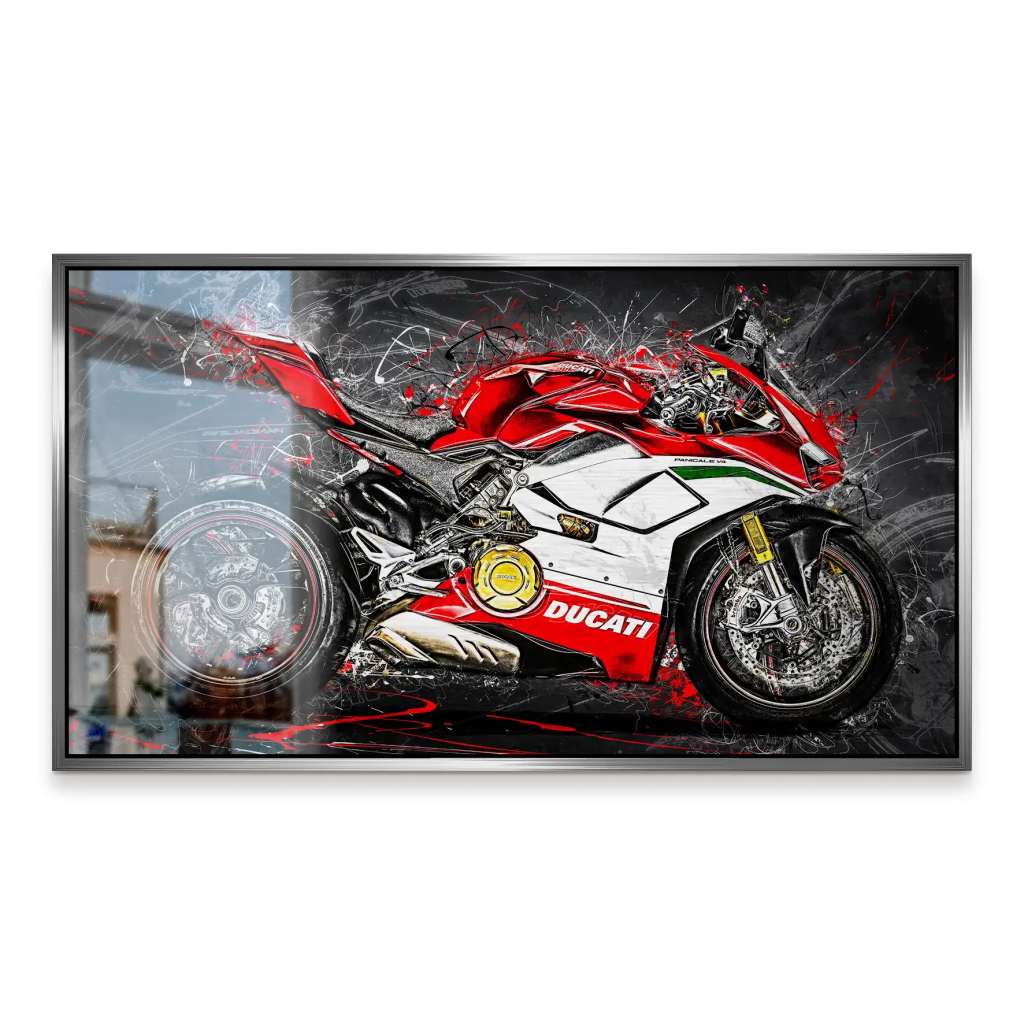 Ducati Panigale V4 Abstrakt Alu Gebürstet INGALERIE