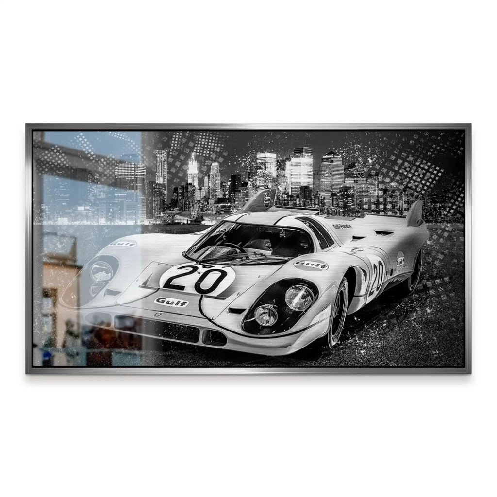 Porsche 917 Black Style Alu Gebürstet INGALERIE