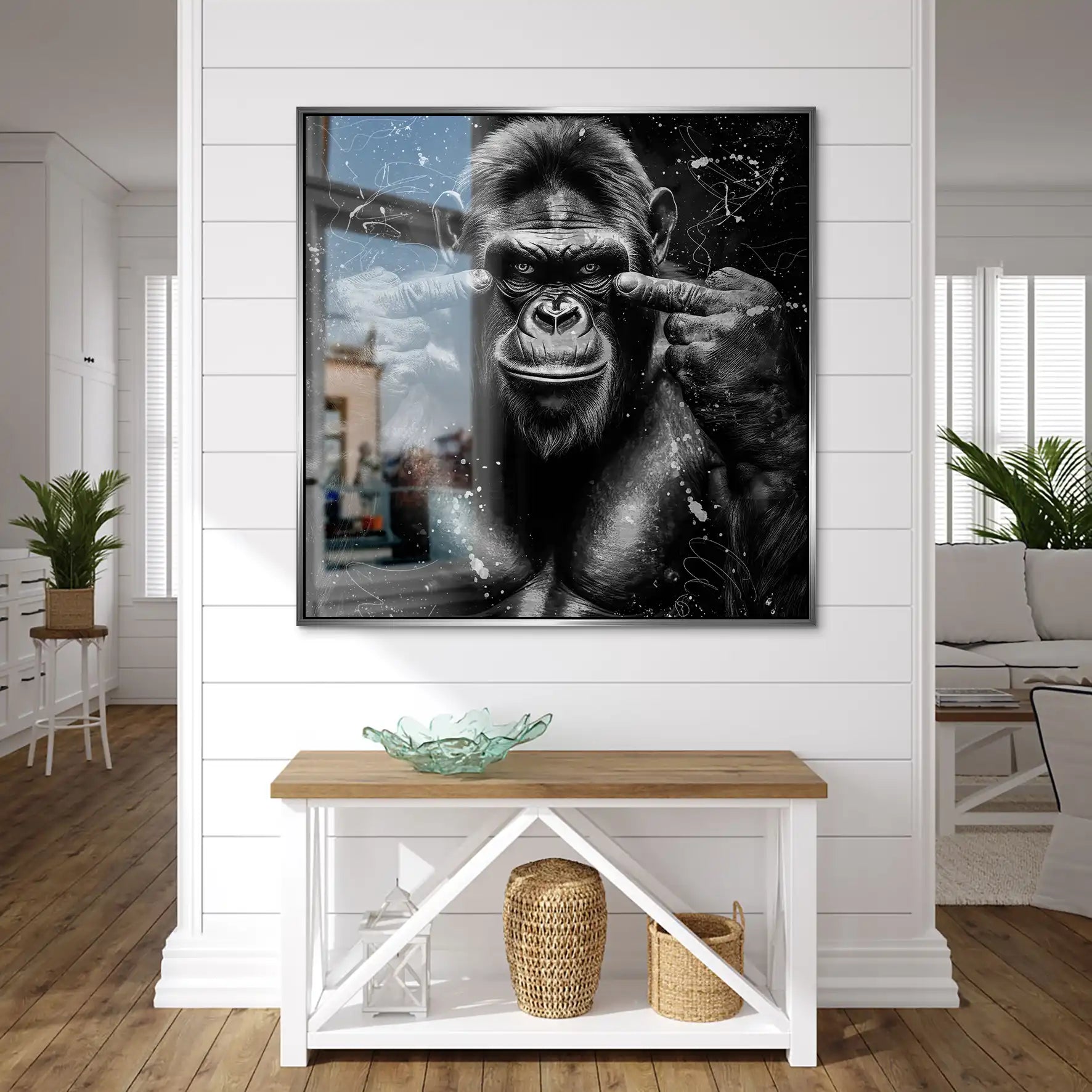 Bad Gorilla Nr.2 Alu Gebürstet INGALERIE