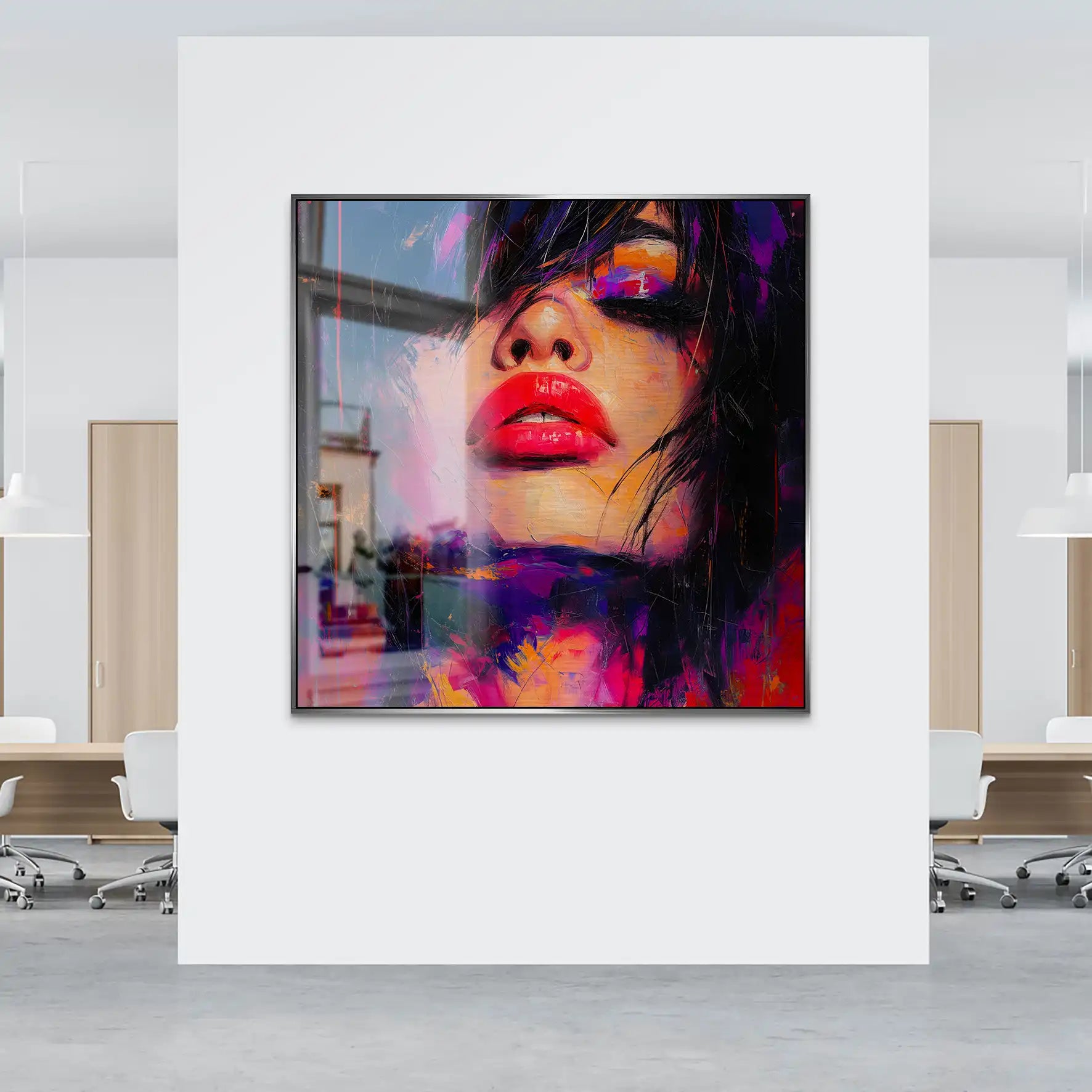 Sensual Abstrakt Beauty Alu Gebürstet INGALERIE