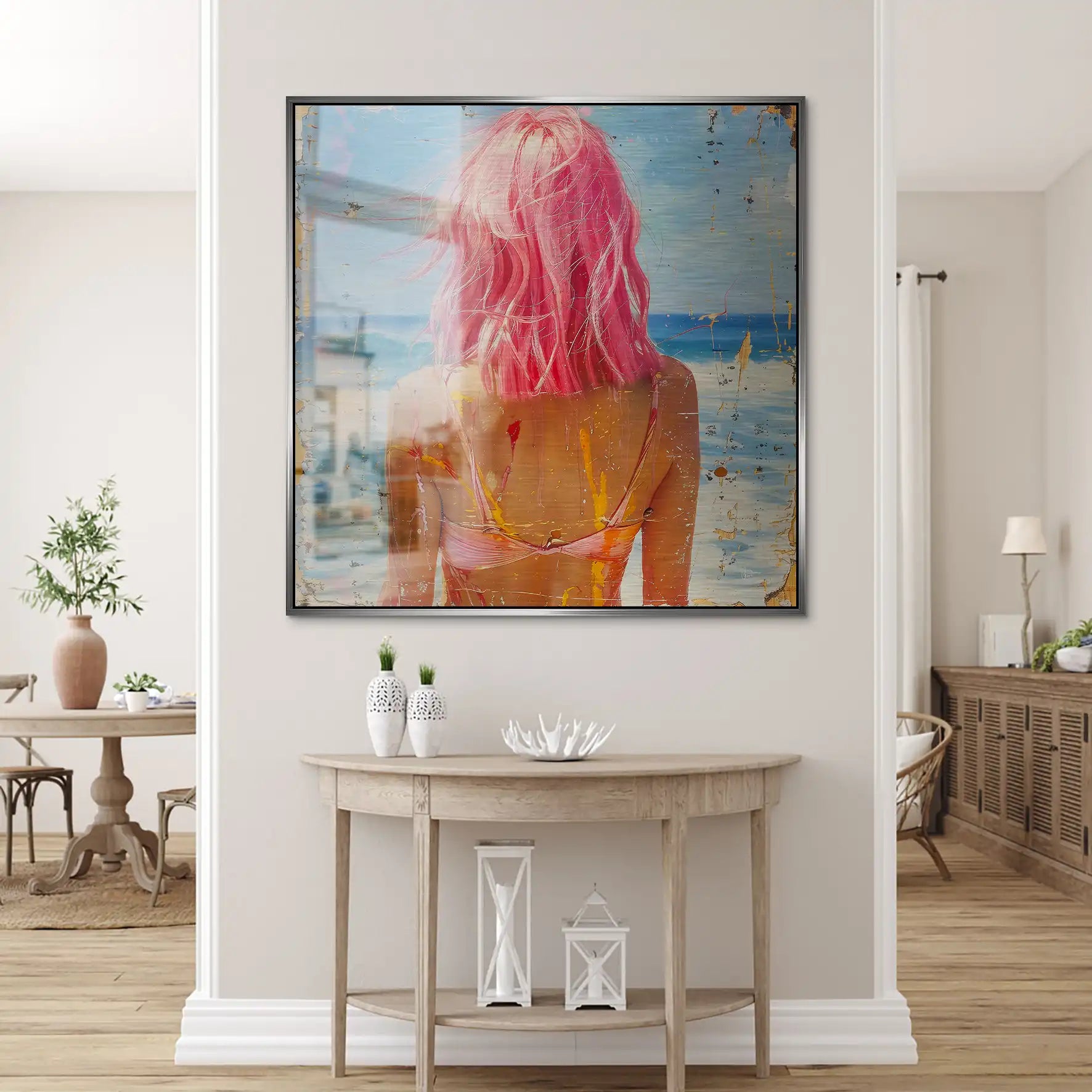 Beach Girl Nr.5 Alu Gebürstet Bild INGALERIE