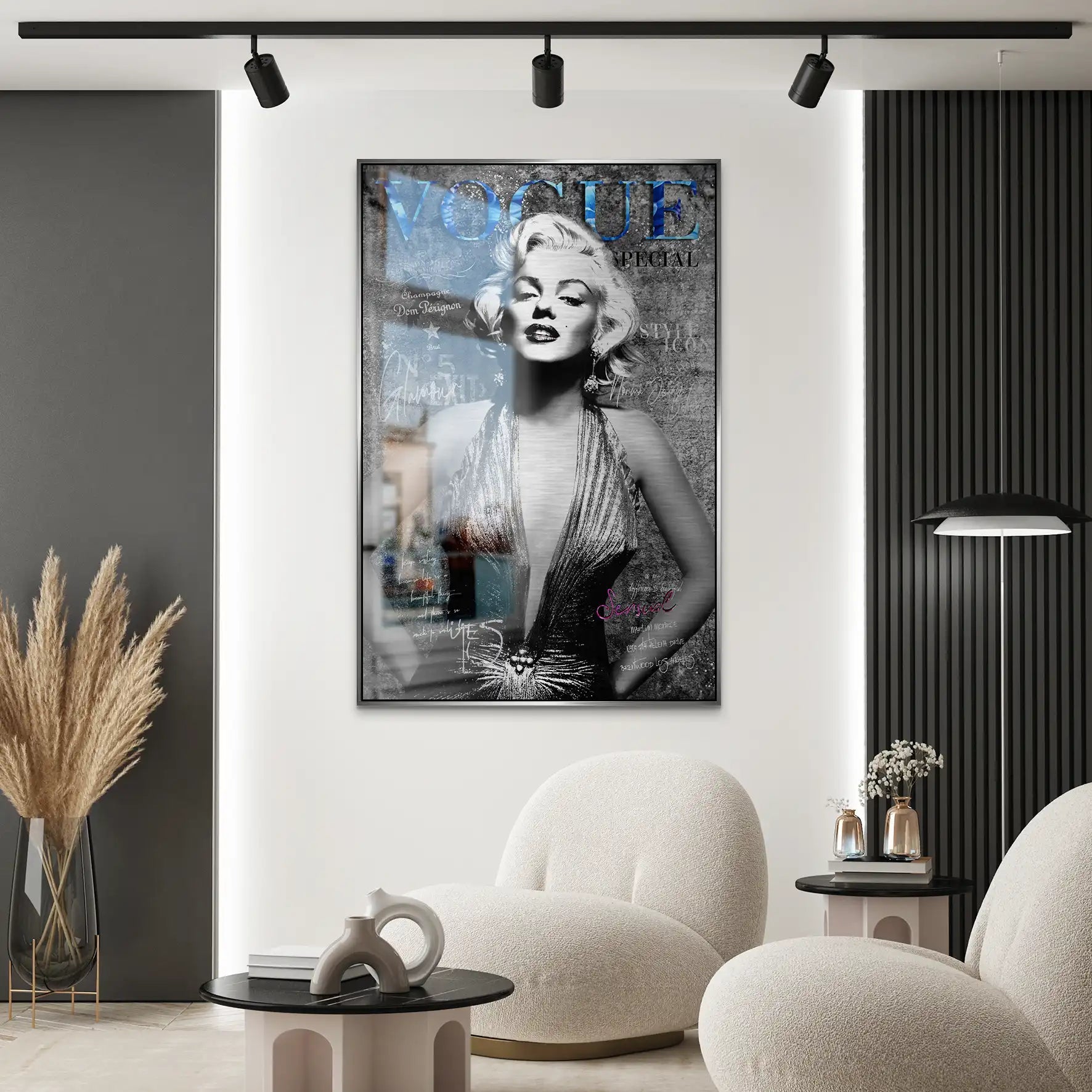 Marilyn Vogue AluDibond Gebürstet INGALERIE