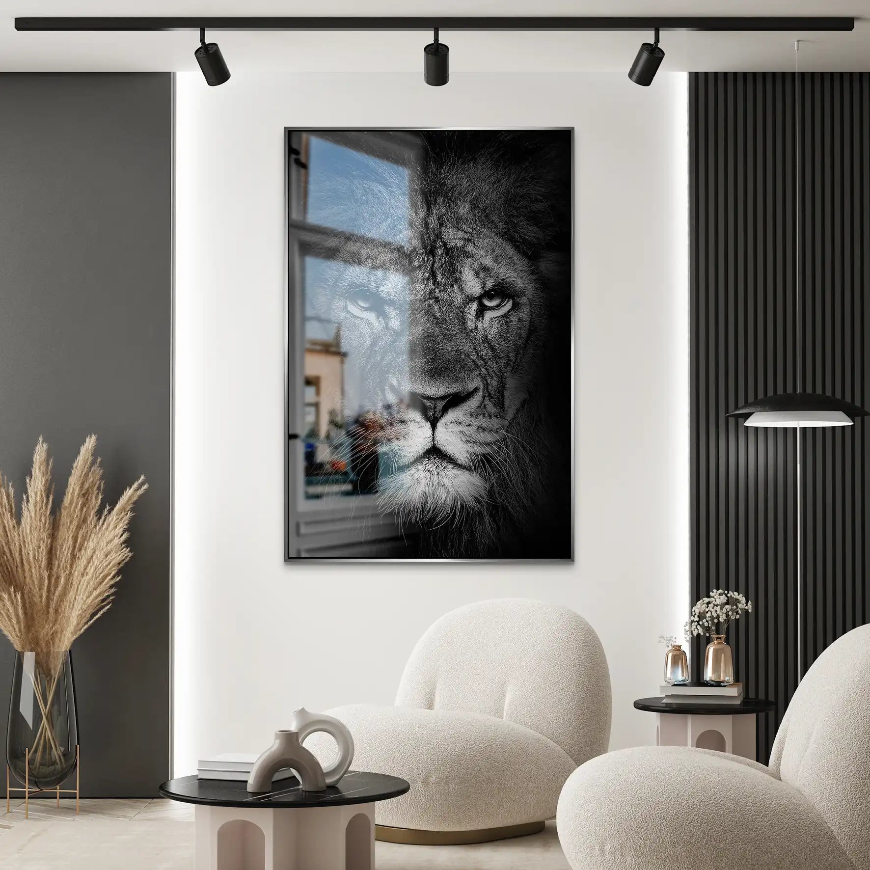 Lion Head AluDibond Gebürstet INGALERIE