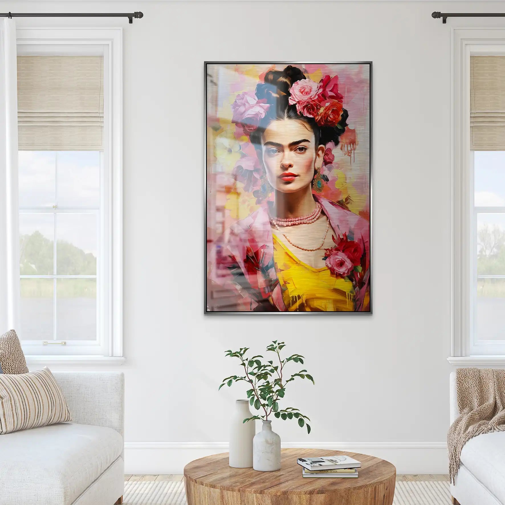 Beauty Frida Alu Gebürstet Bild INGALERIE