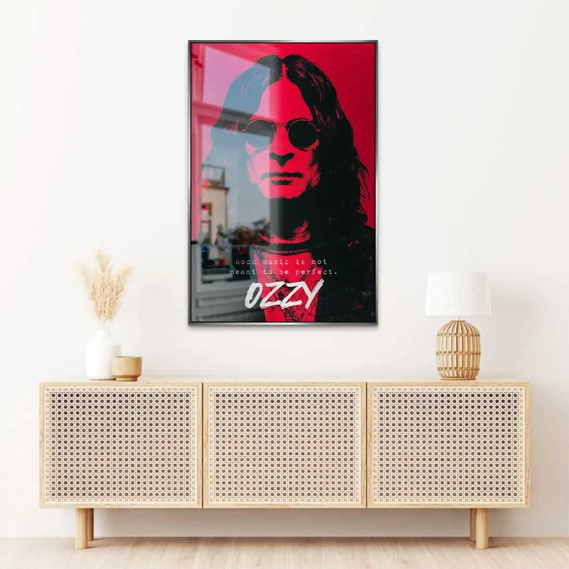 Ozzy Rock Spirit Alu Dibond Bild gebürstet