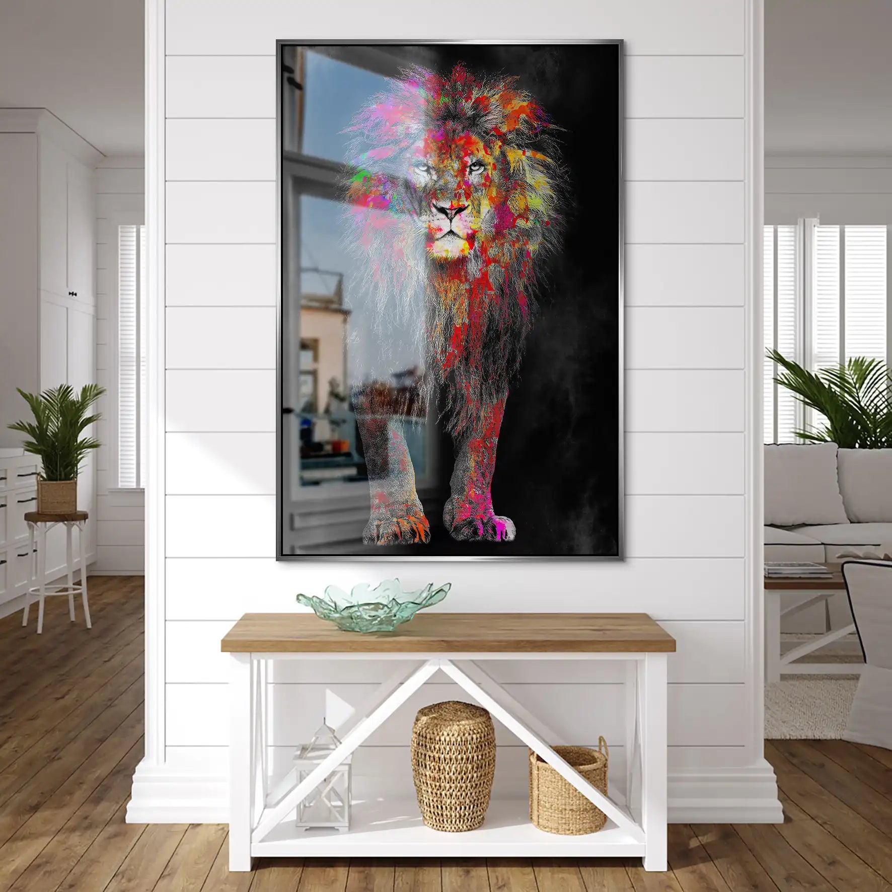 Lion Color Style AluDibond Gebürstet INGALERIE