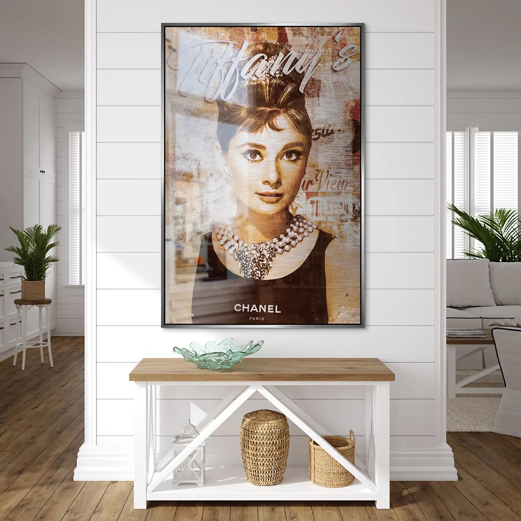 Audrey Tiffany Retro Art AluDibond Gebürstet INGALERIE
