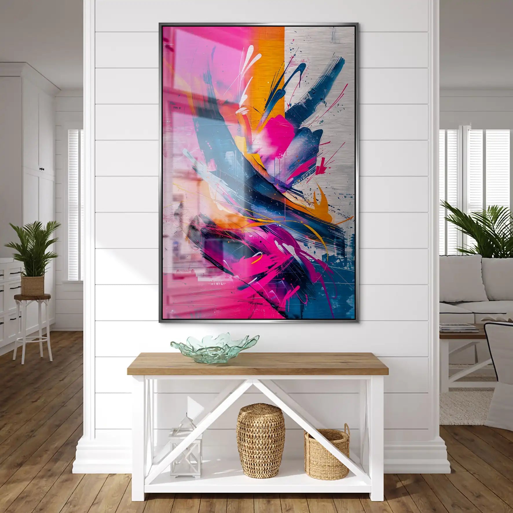 Abstrakt Nr.23 Alu Gebürstet Bild INGALERIE