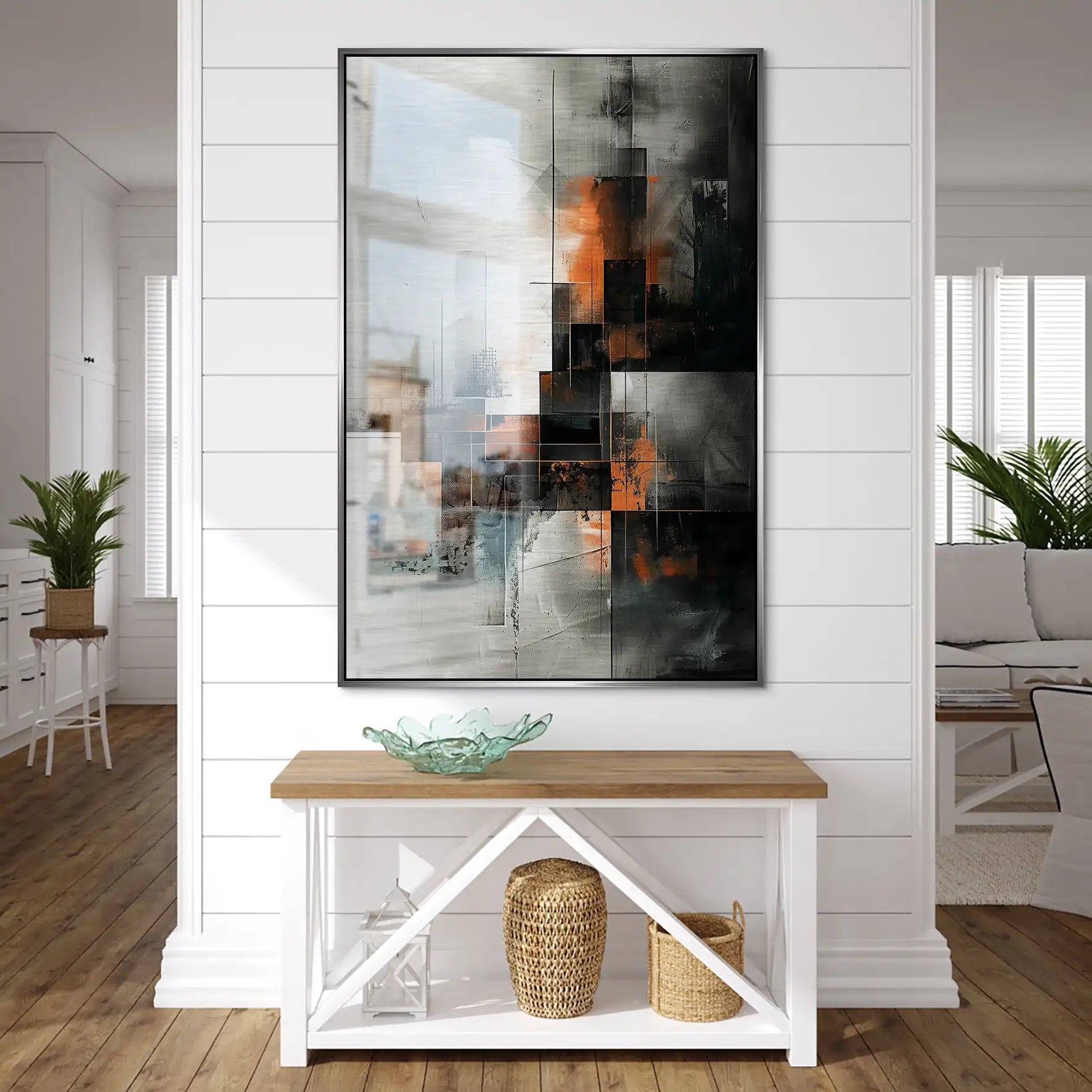 Abstrakt Nr.25 Alu Gebürstet Bild INGALERIE