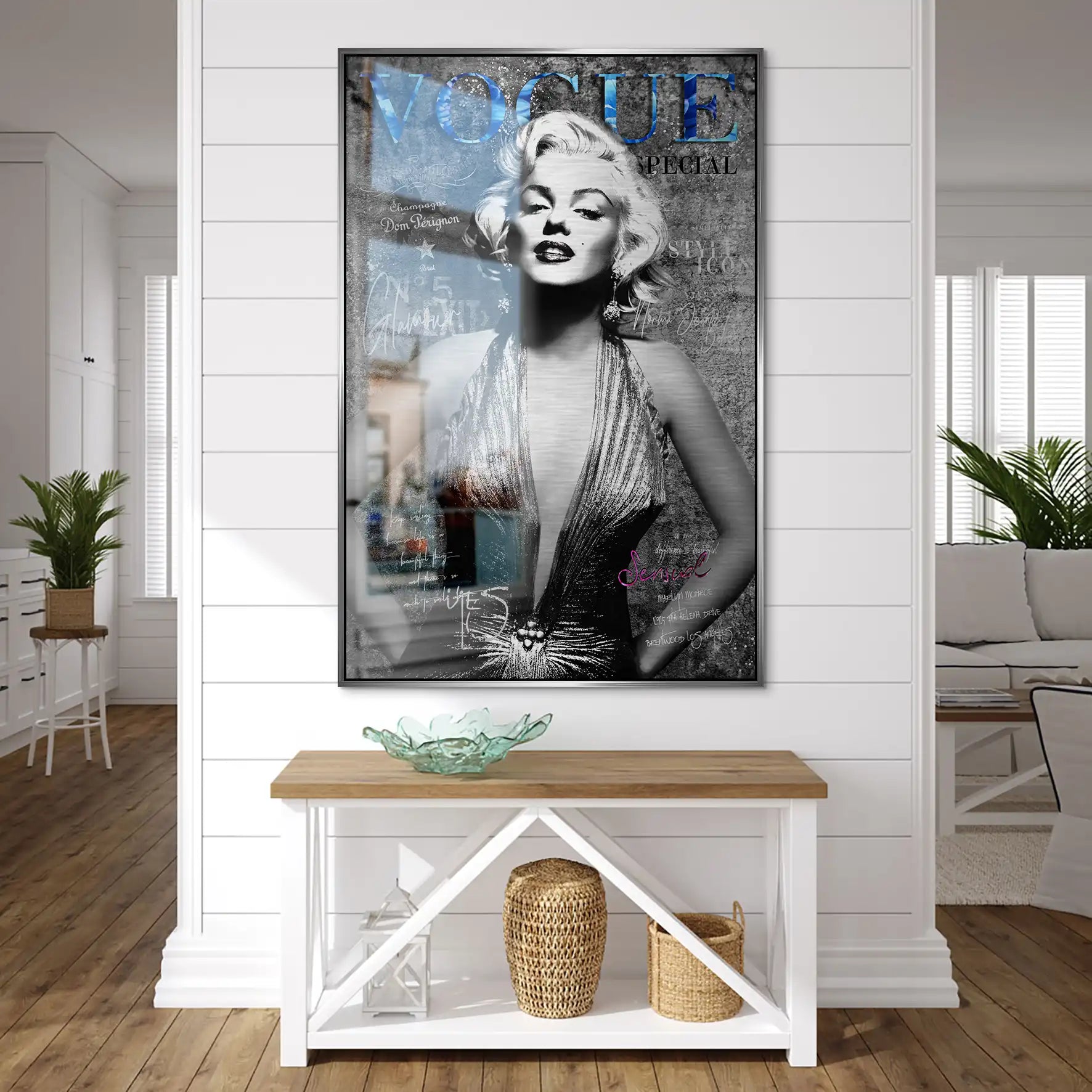 Marilyn Vogue AluDibond Gebürstet INGALERIE