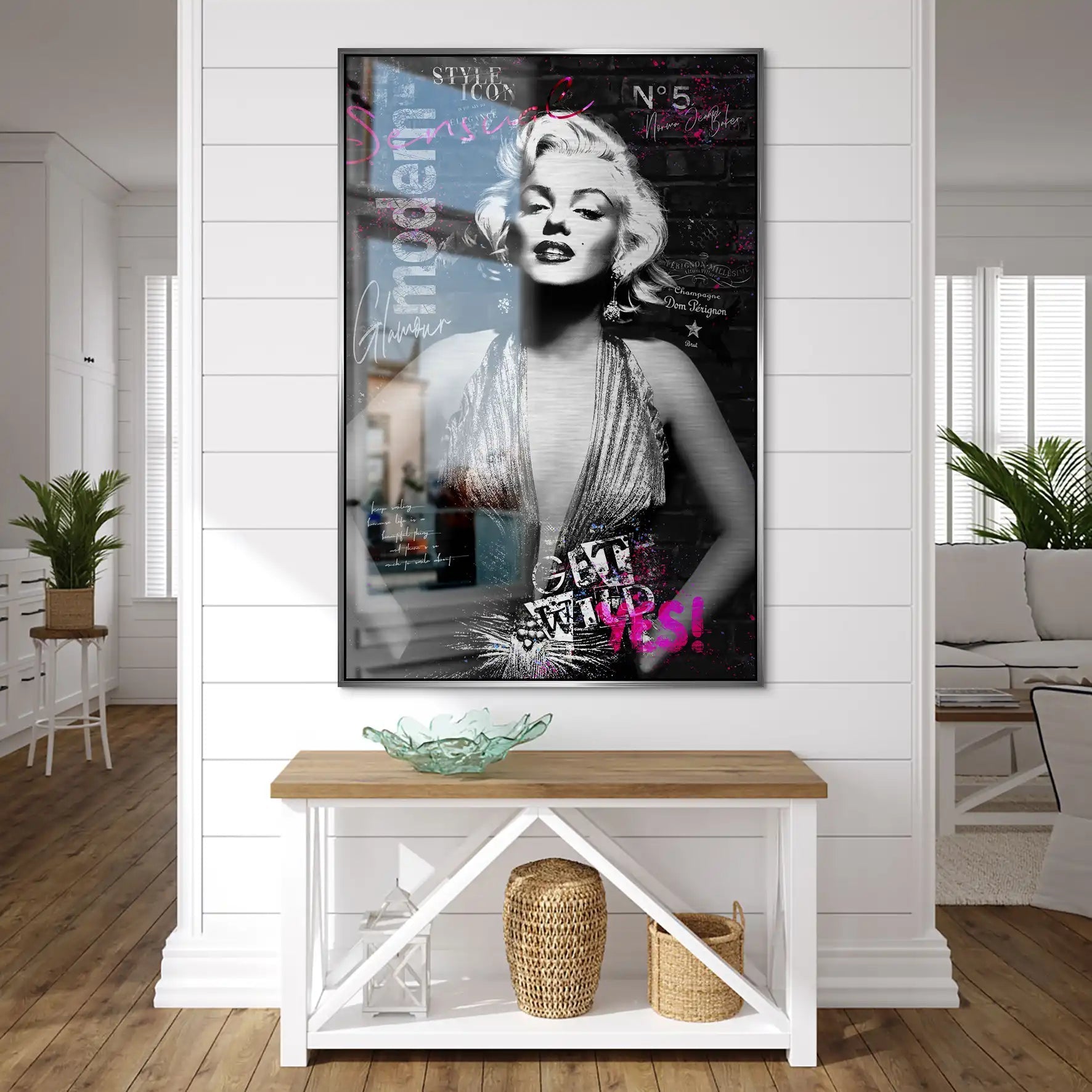 Marilyn Get Wild AluDibond Gebürstet INGALERIE