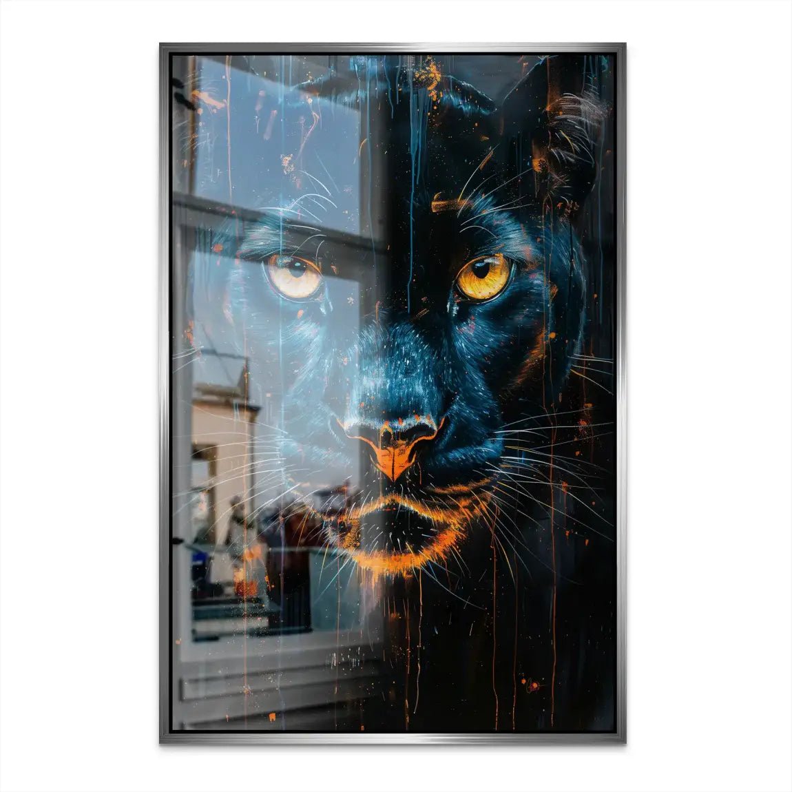 Black Panther AluDibond Gebürstet INGALERIE