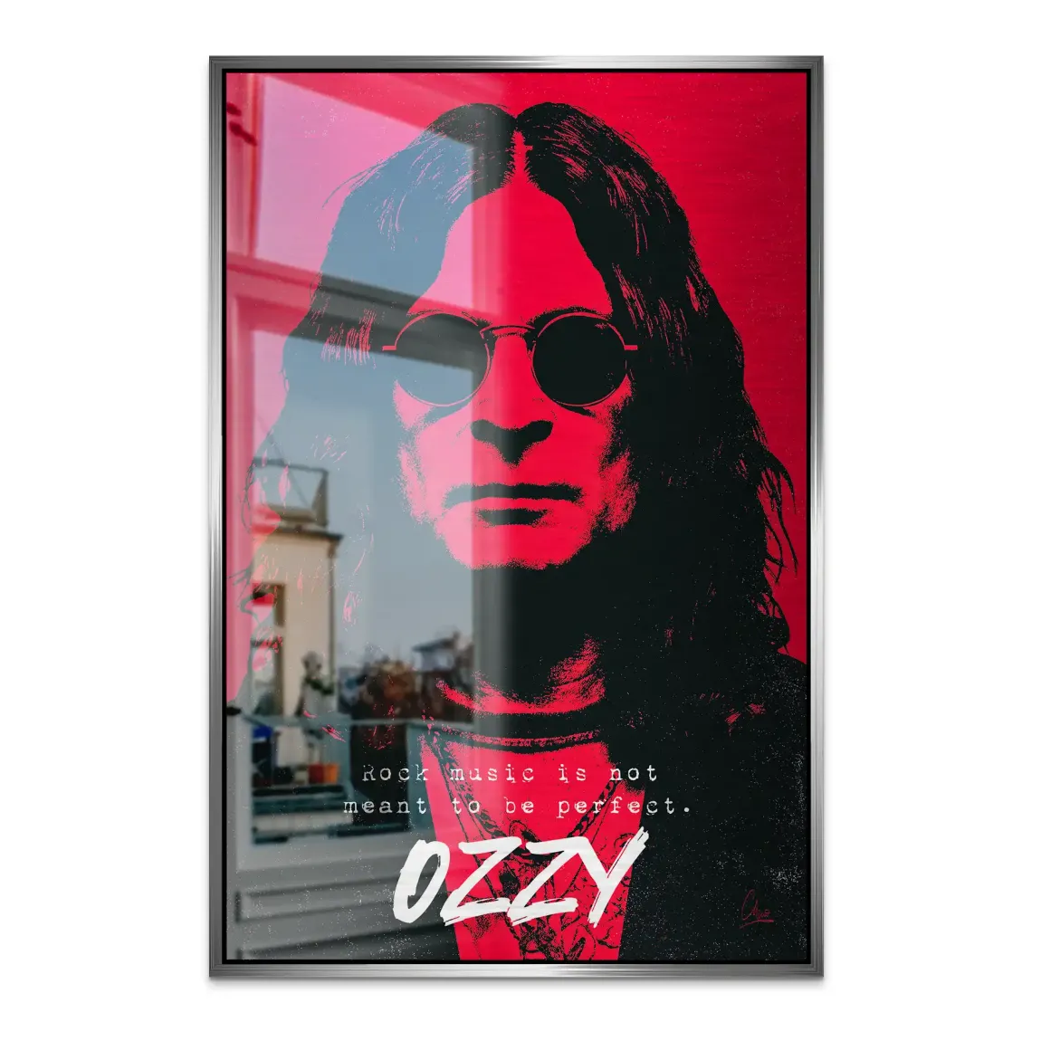 Ozzy Rock Spirit Alu Dibond Bild gebürstet