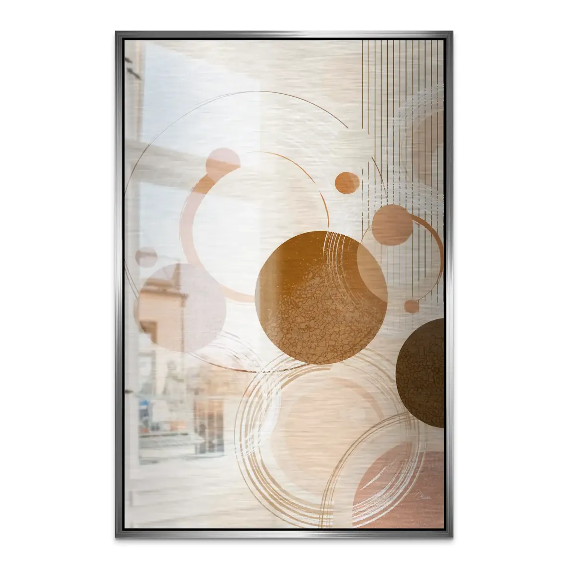 Circles of Timeless Alu Dibond Bild gebürstet INGALERIE