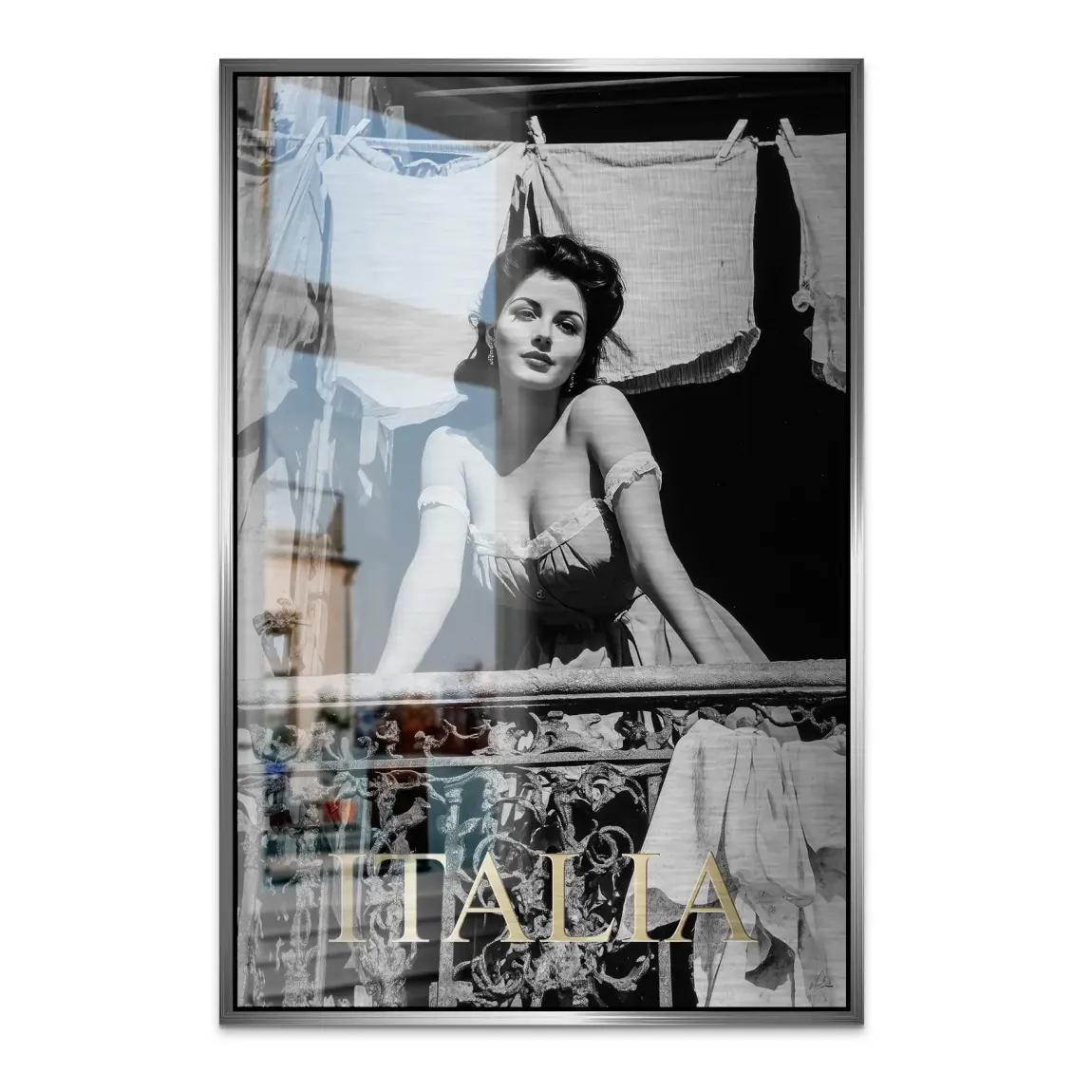 Bella Donna Noir Alu Dibond Bild gebürstet