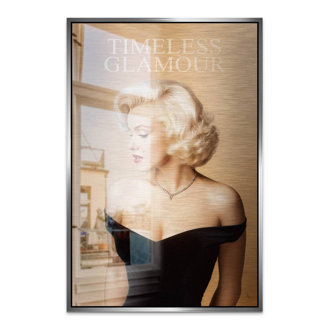 Marilyn Monroe Timeless Aluminiumbild gebürstet