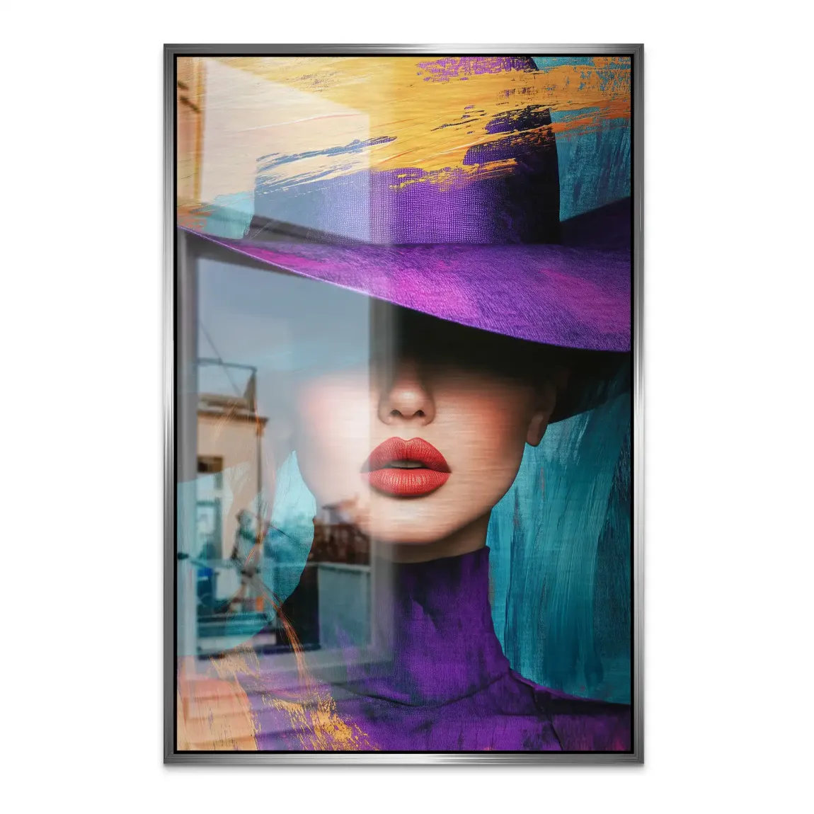 Queen of Color Alu Dibond Bild gebürstet INGALERIE