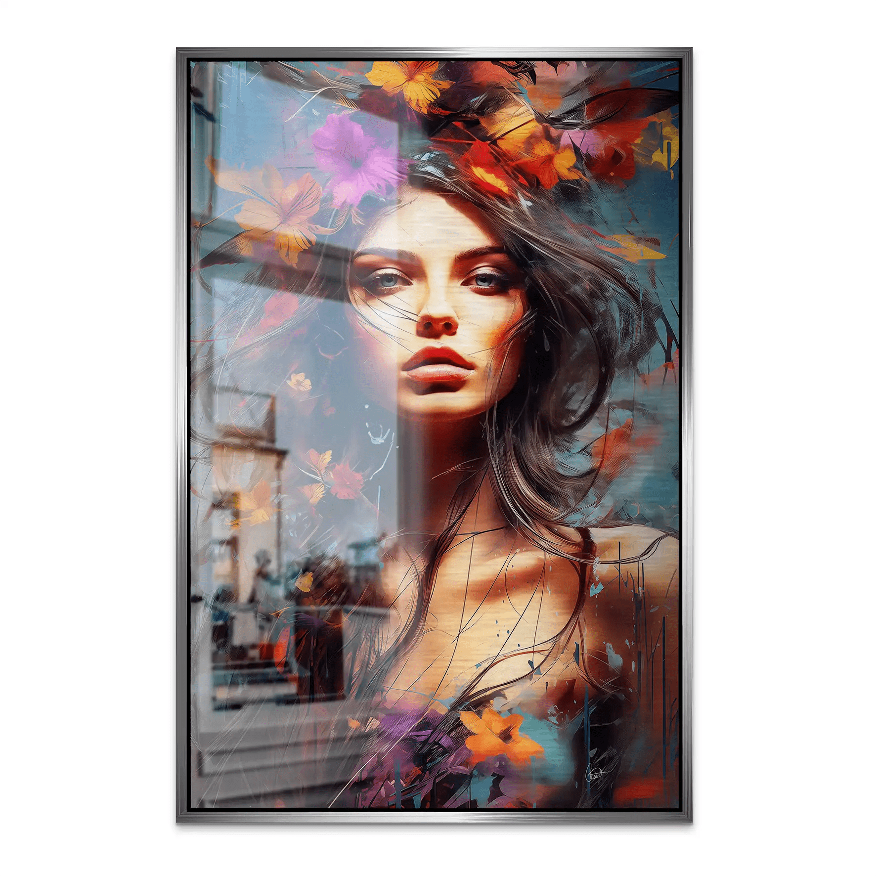 Beauty Art Abstrakt Alu Gebürstet Bild INGALERIE