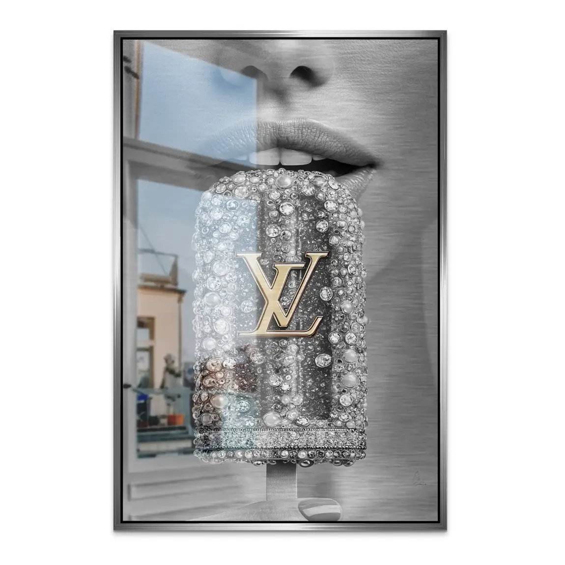Velvet Desire Alu Dibond Bild gebürstet