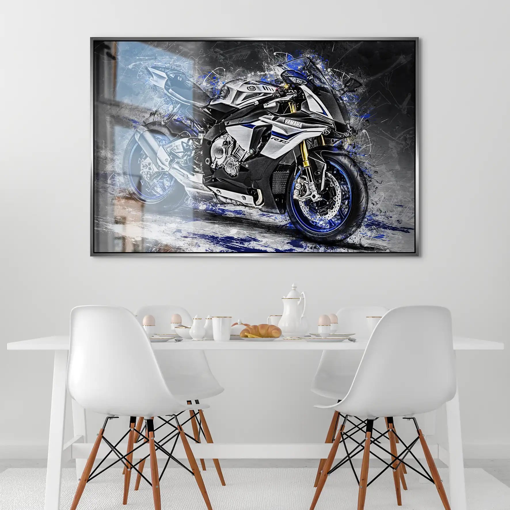 Yamaha R1M Abstrakt AluDibond Gebürstet INGALERIE