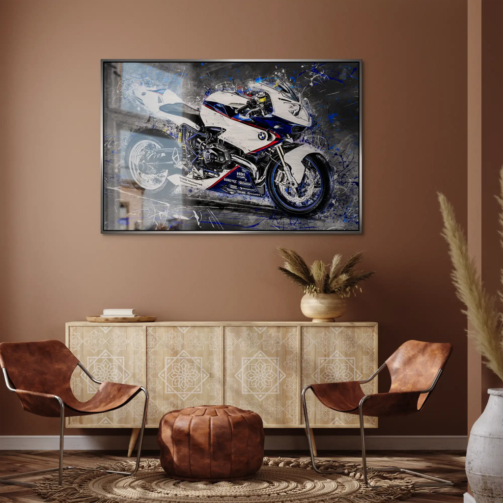 BMW HP2 Abstrakt Style Alu Gebürstet INGALERIE