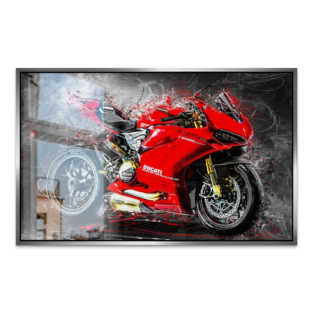Ducati Panigale 1299 Abstrakt AluDibond Gebürstet INGALERIE