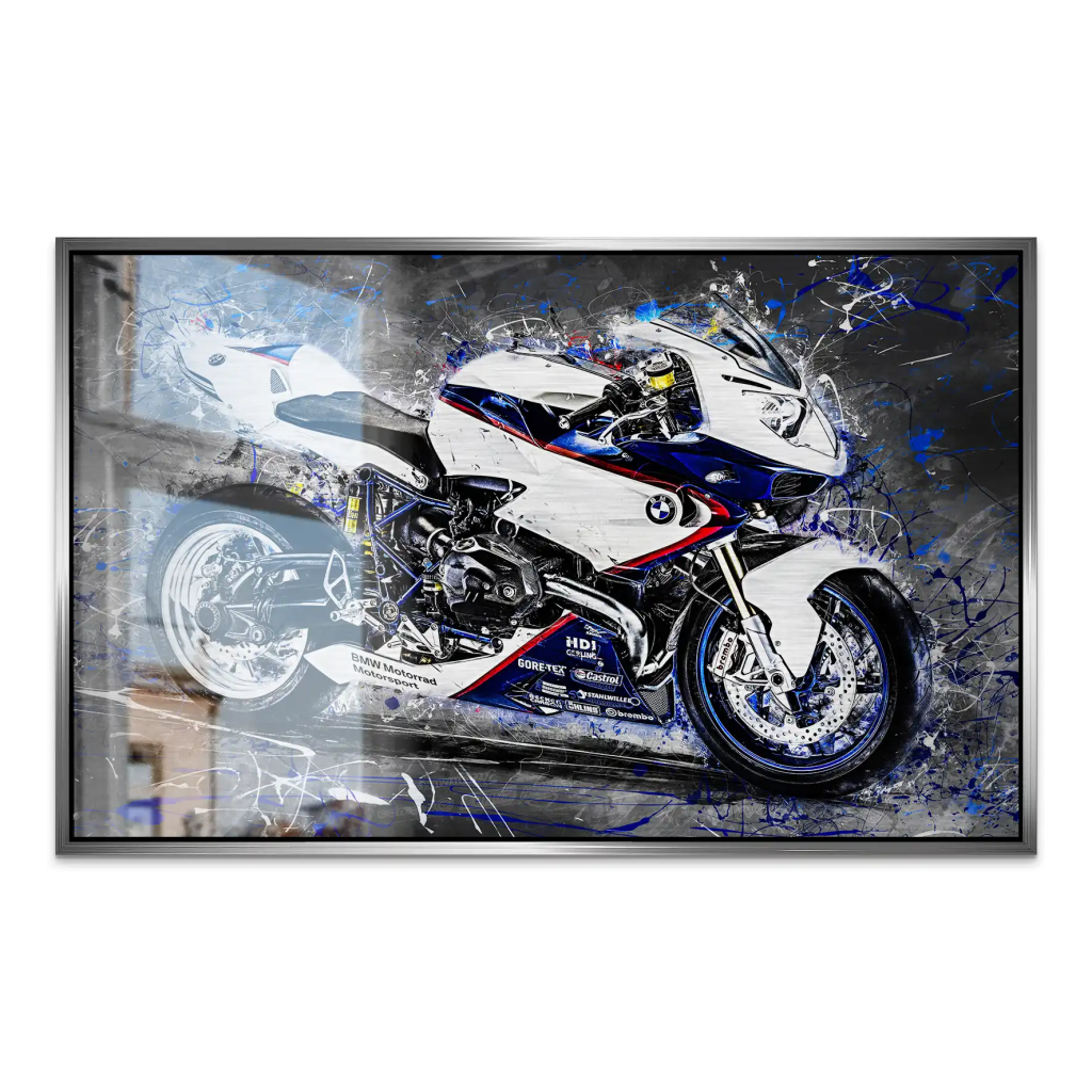 BMW HP2 Abstrakt Style Alu Gebürstet INGALERIE