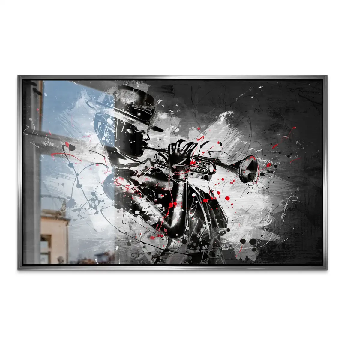 Jazzman Noir Symphony AluDibond Gebürstet