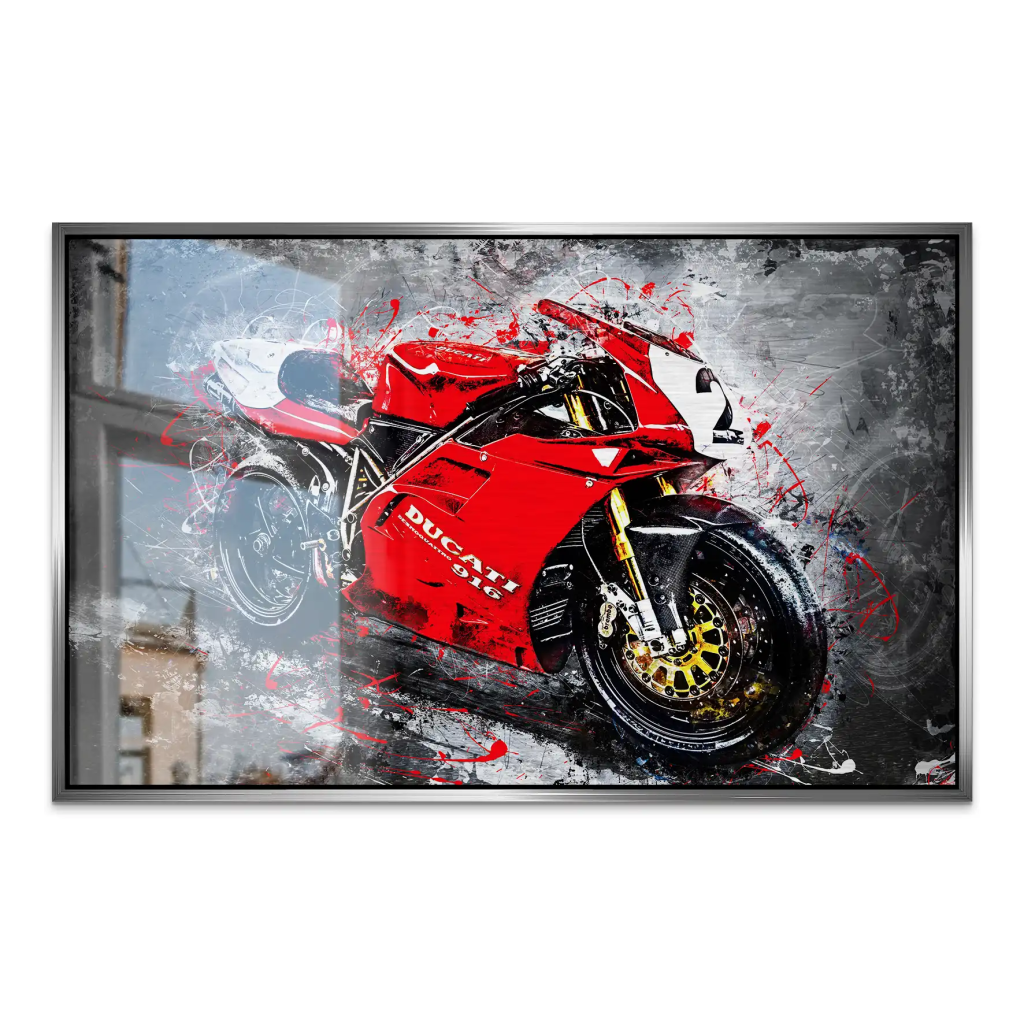 Ducati 916 Abstrakt AluDibond Gebürstet INGALERIE