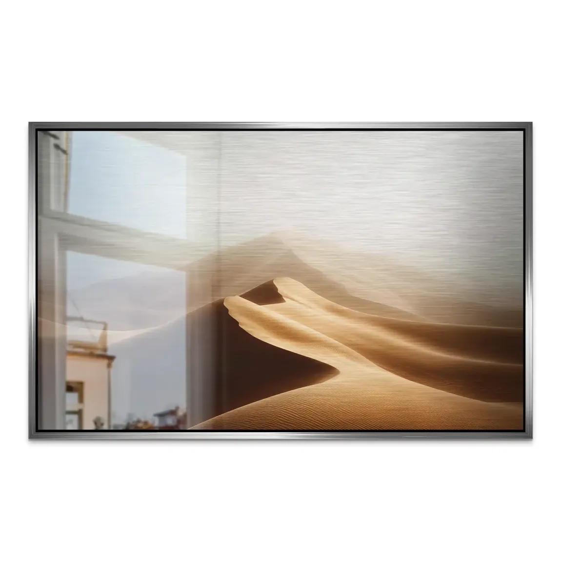 Wüstennebel AluDibond Gebürstet