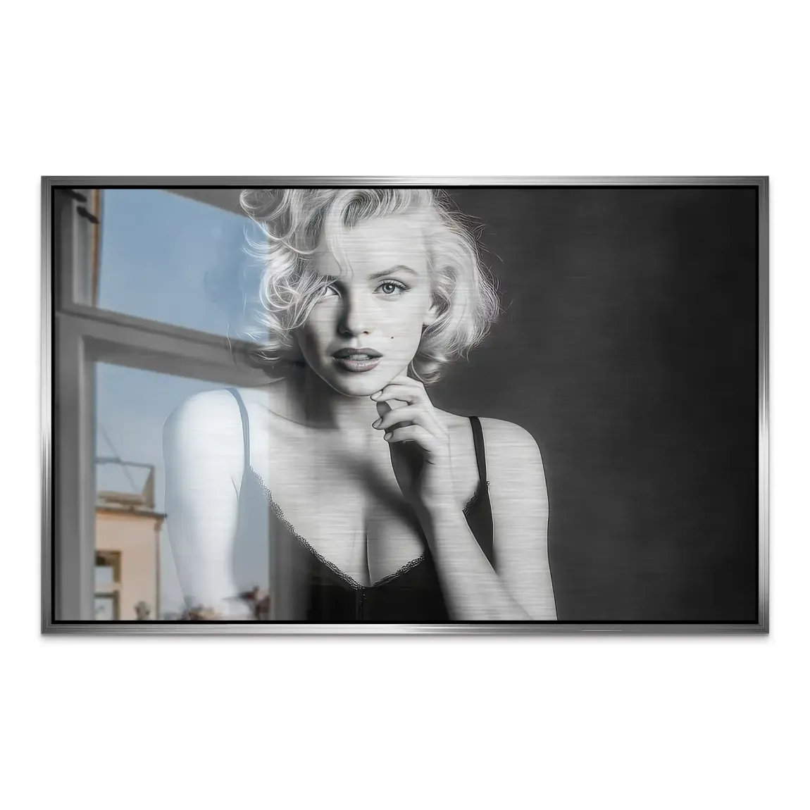 Marilyn Monroe Silent Erotik Alu Dibond Gebürstet INGALERIE