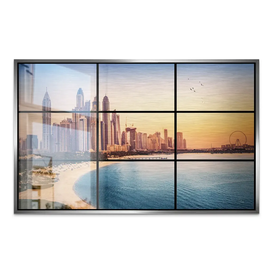 Golden Dunes Dubai AluDibond Gebürstet