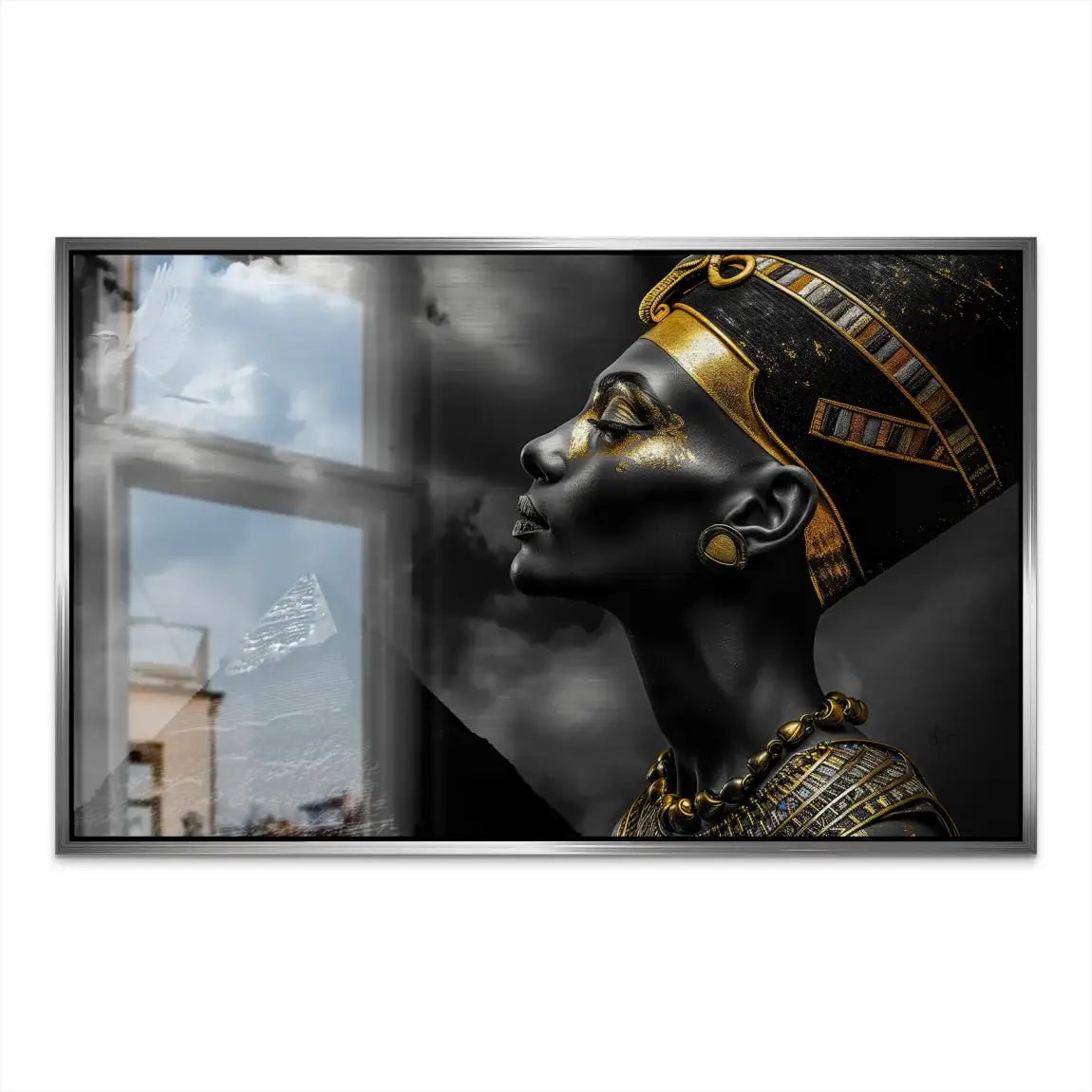 Queen Kleopatra Nr.4 Dark AluDibond Gebürstet INGALERIE