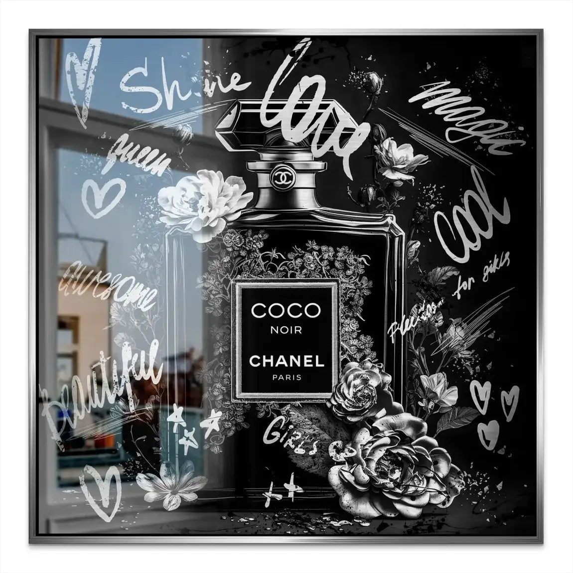 Coco Parfum Black Style Alu Gebürstet Bild INGALERIE
