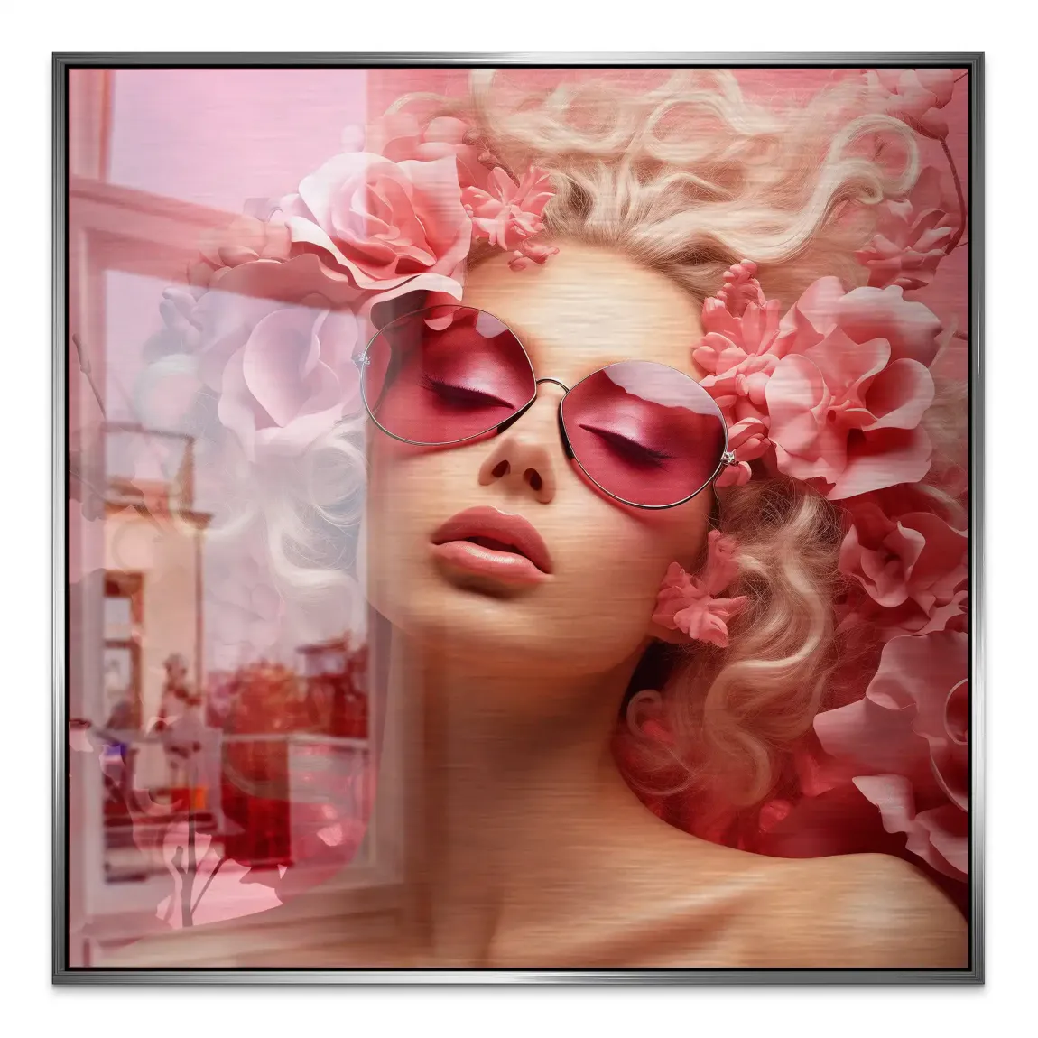 Pink Mirage Alu Gebürstet Bild