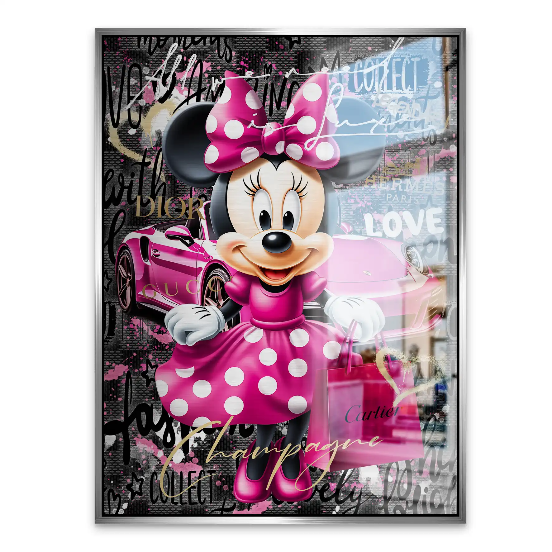 Minnie Need Luxe Aludibond Gebürstet INGALERIE