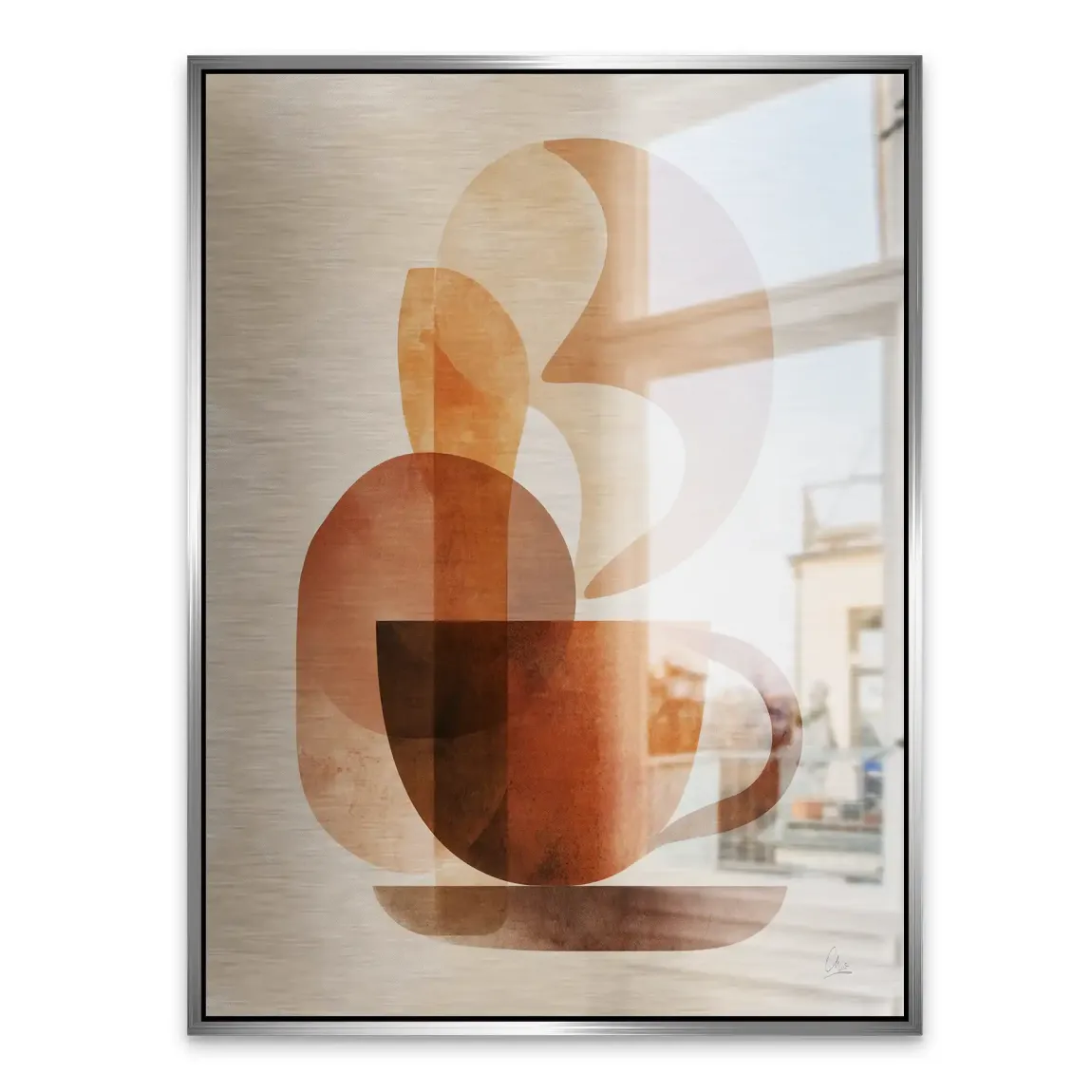 Warm Aroma Alu Gebürstet Bild