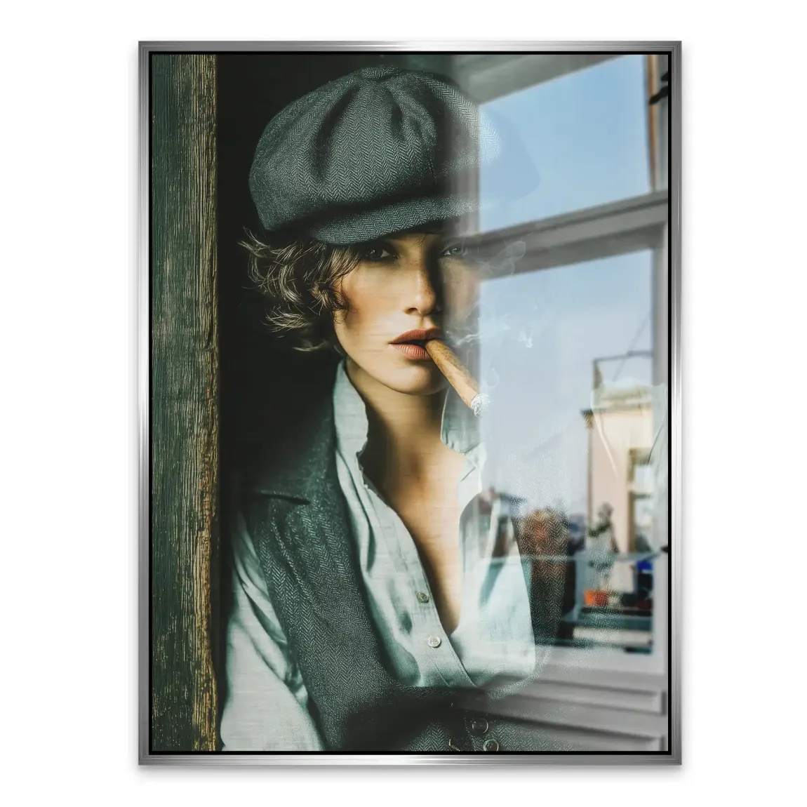 Smoke & Secrets Beauty Aludibond Gebürstet INGALERIE