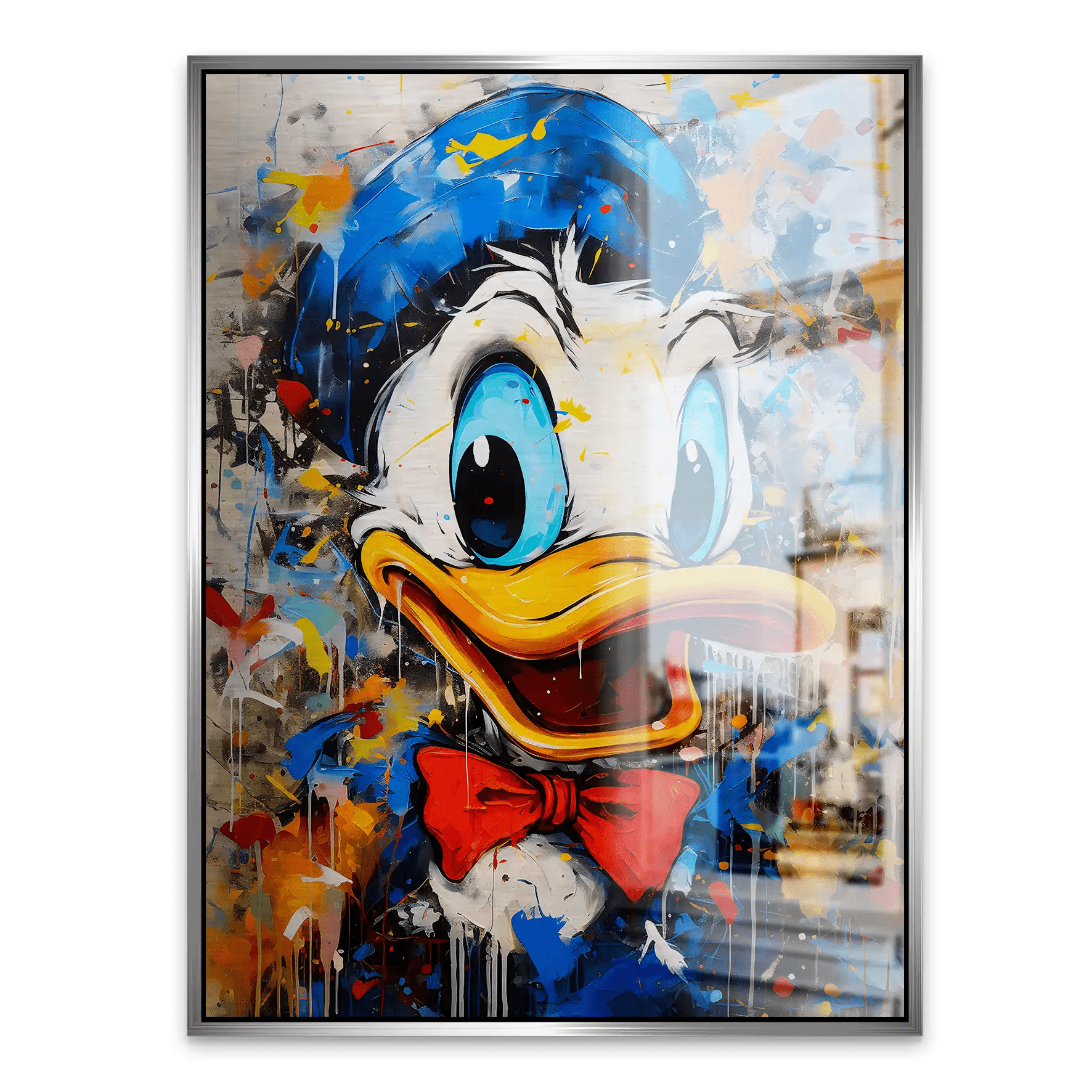 Donald Abstrakt Style Aludibond Gebürstet INGALERIE