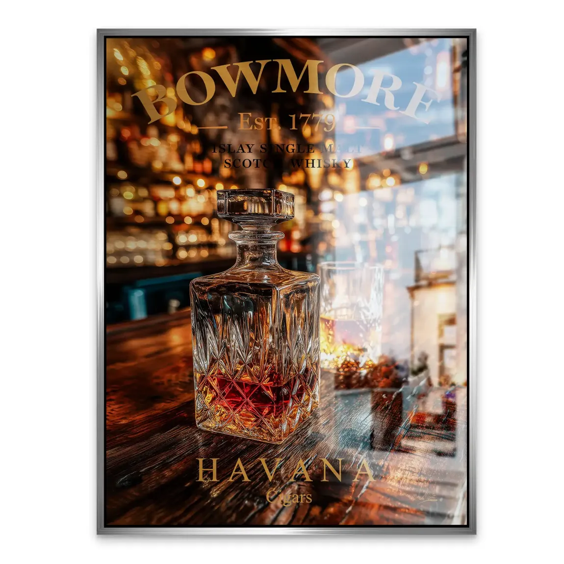 Whisky Lounge Havana Alu Gebürstet  Bild