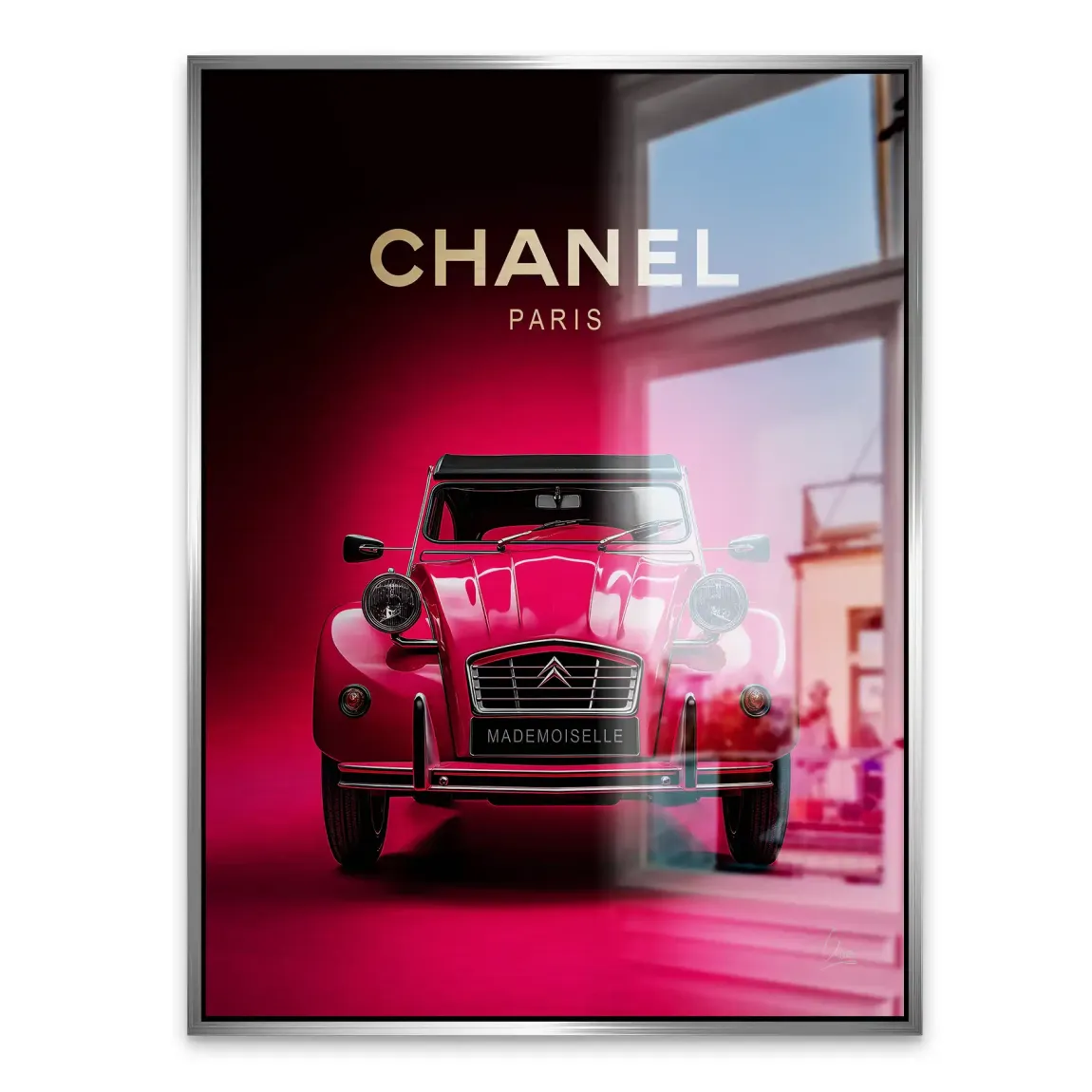 Mademoiselle Chic 2CV Alu Gebürstet Bild