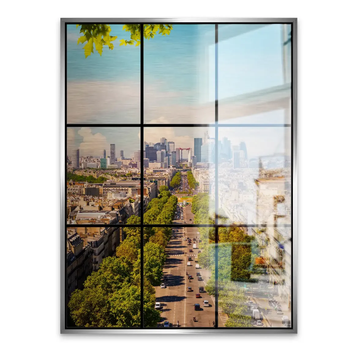 Avenue Lumière Paris Alu Gebürstet Bild