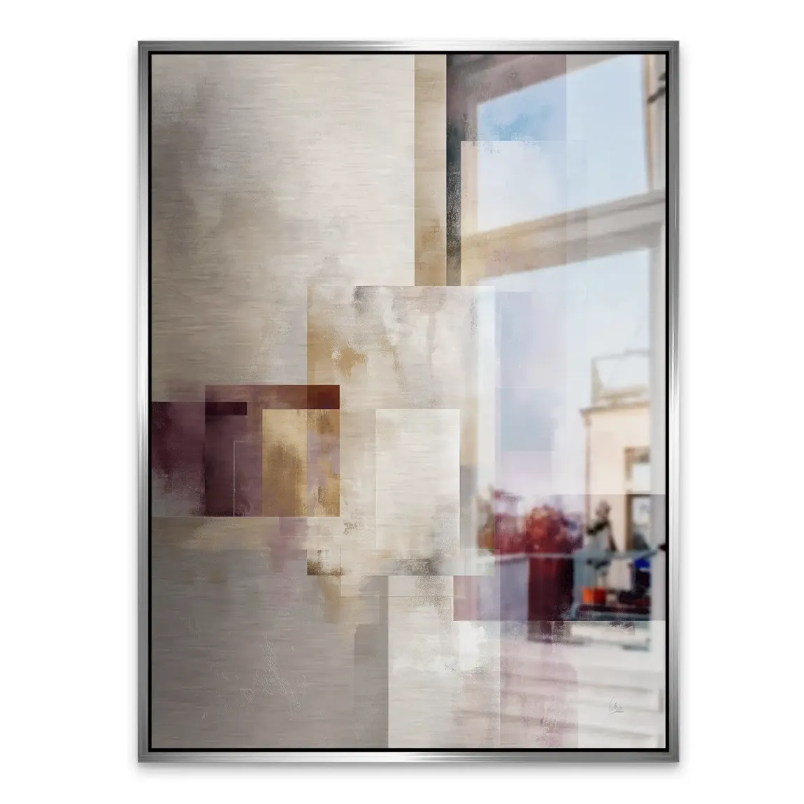 Mystic Geometry Alu Gebürstet Bild