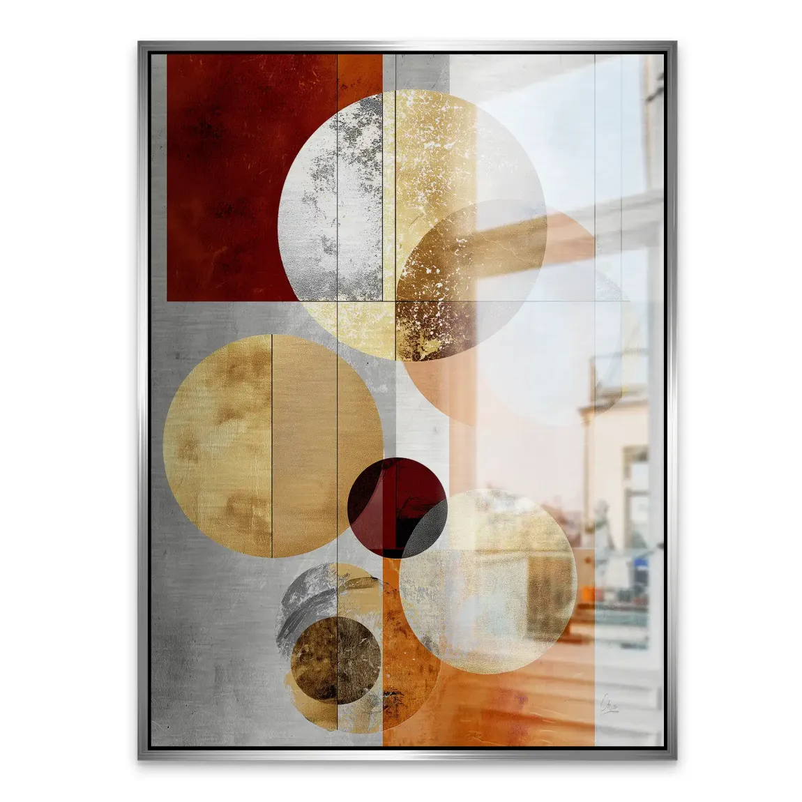 Golden Orbit Alu Gebürstet Bild